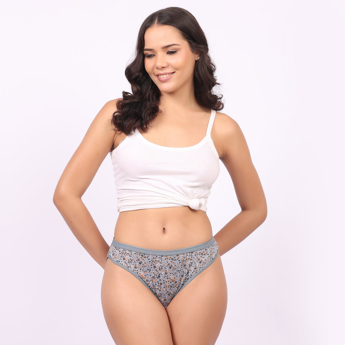 Nudiva Comfortable Mid-Rise Hipster Panties: Pack of 3