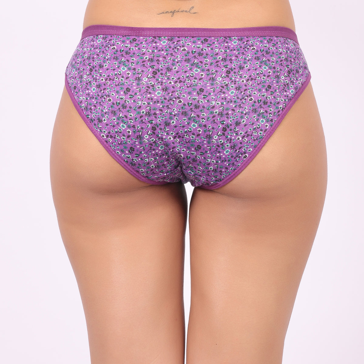 Nudiva Comfortable Mid-Rise Hipster Panties: Pack of 3