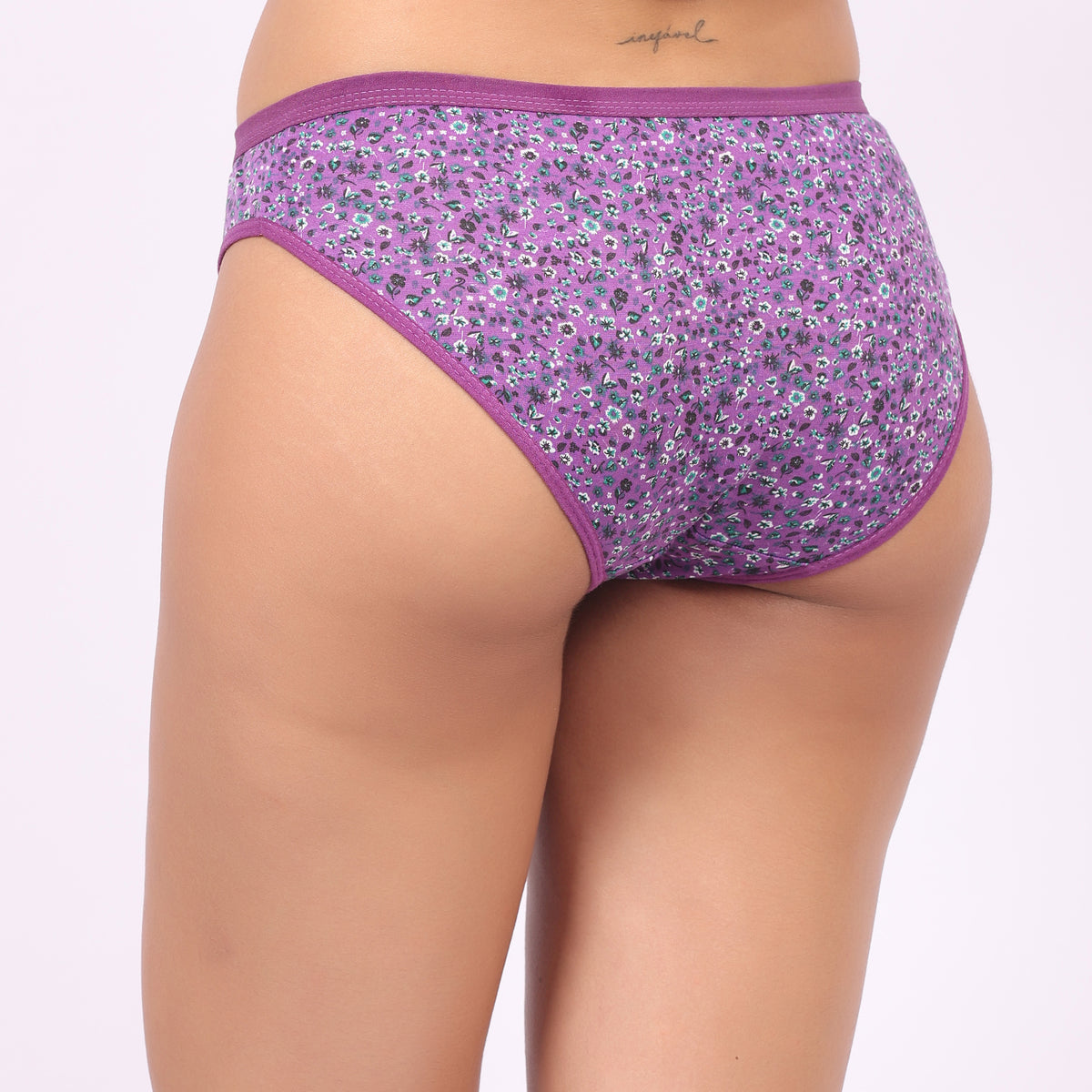 Nudiva Comfortable Mid-Rise Hipster Panties: Pack of 3