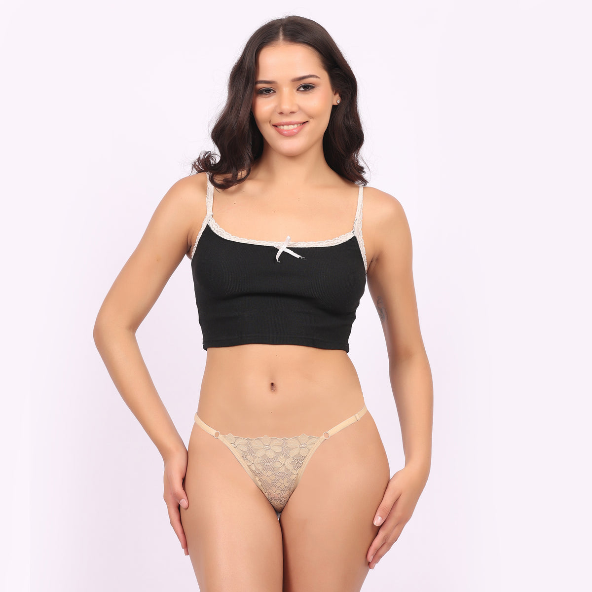 Nudiva Ultra-Soft Breathable Fabric Thong Panties: Pack of 3