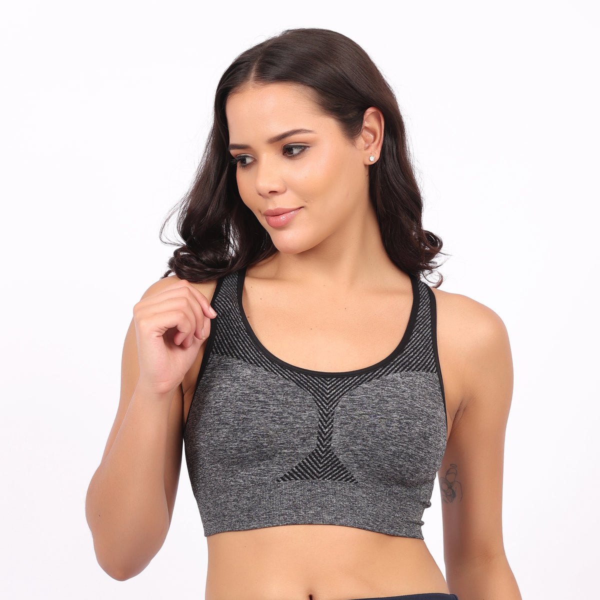 Women's Reversible Sports Bra | Double-Sided Seamless Stretch Activewear Bra  | Wirefree Workout & Everyday Wear