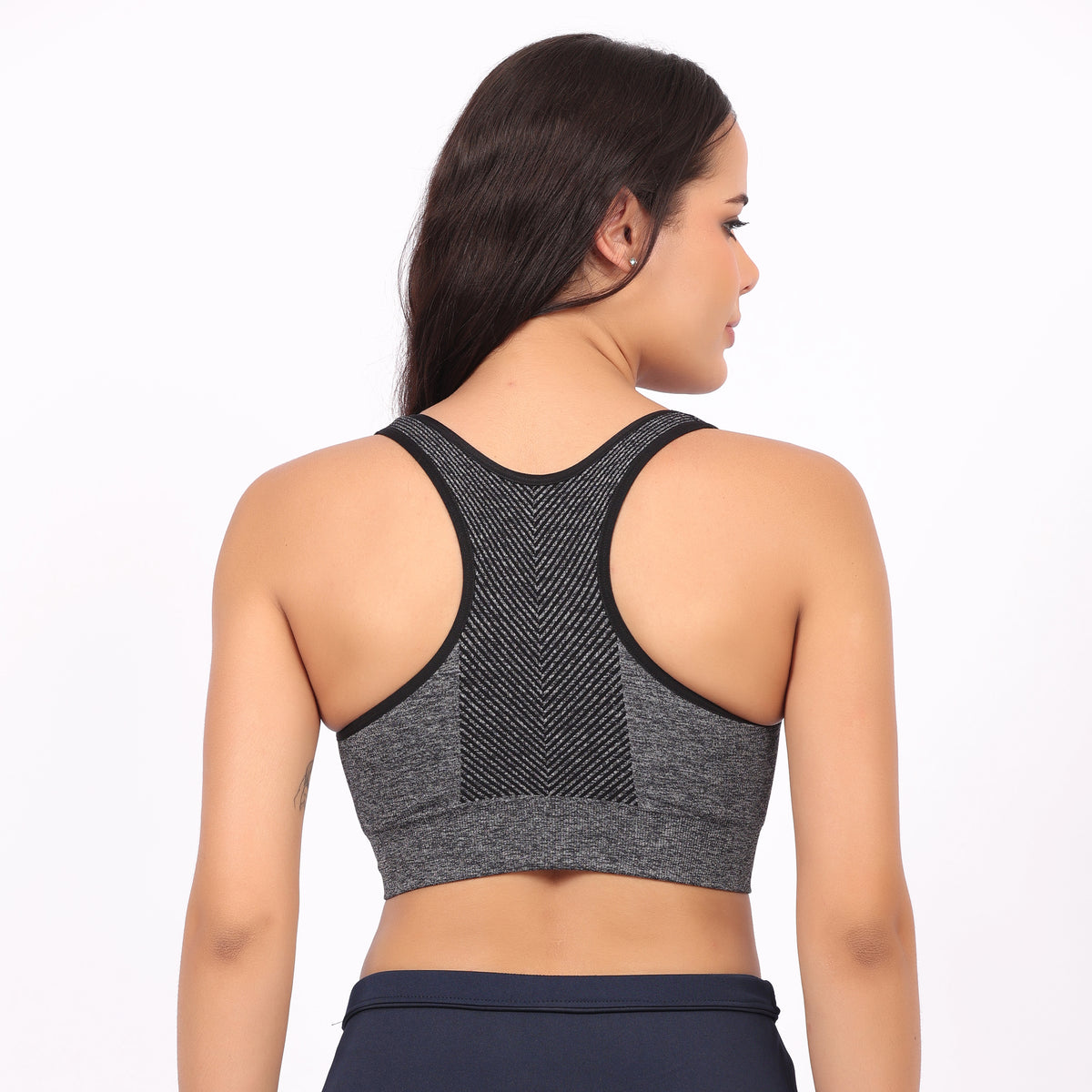 Women's Reversible Sports Bra | Double-Sided Seamless Stretch Activewear Bra  | Wirefree Workout & Everyday Wear