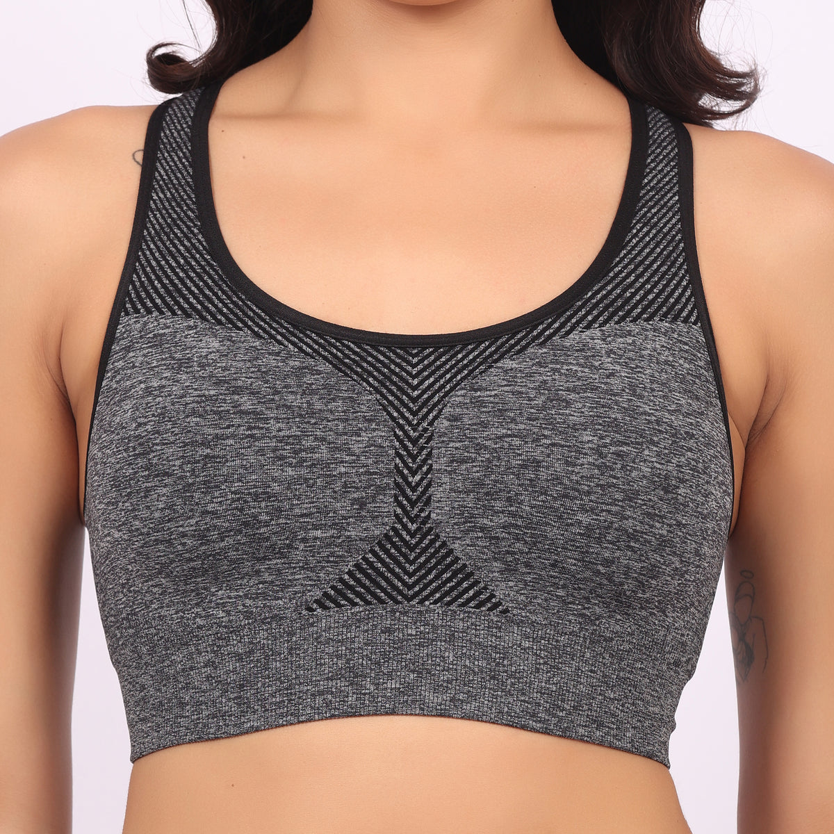 Women's Reversible Sports Bra | Double-Sided Seamless Stretch Activewear Bra  | Wirefree Workout & Everyday Wear