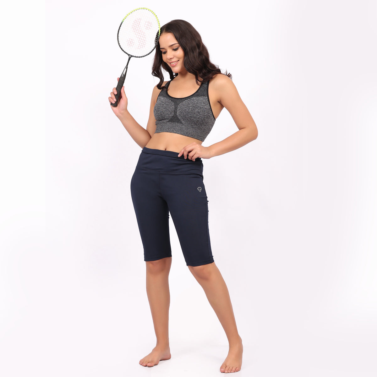 Women's Reversible Sports Bra | Double-Sided Seamless Stretch Activewear Bra | Removable Pads | Wirefree Workout & Everyday Wear | Black & Lilac | Multiple Sizes | Pack of 2