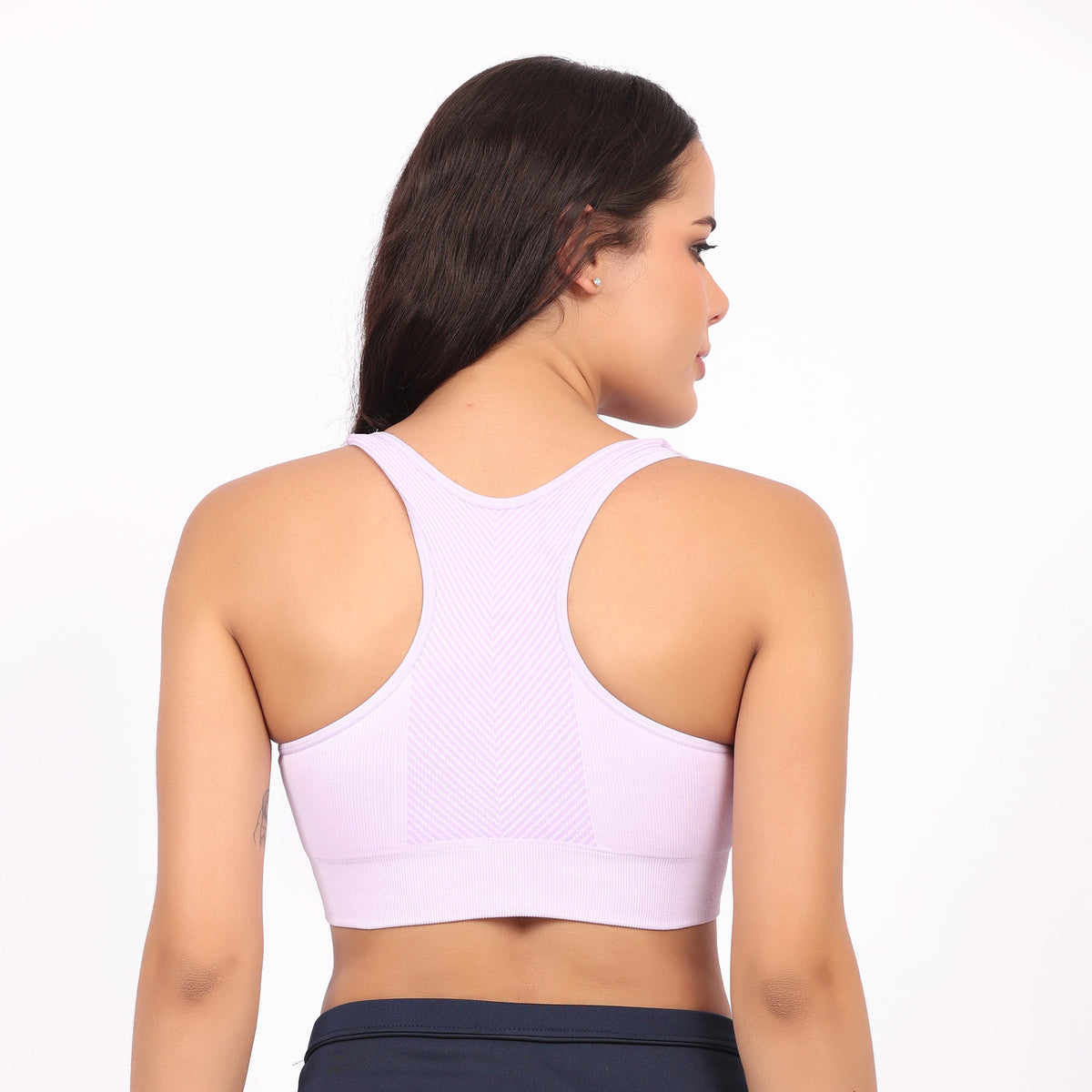 Women's Reversible Sports Bra | Double-Sided Seamless Stretch Activewear Bra  | Wirefree Workout & Everyday Wear