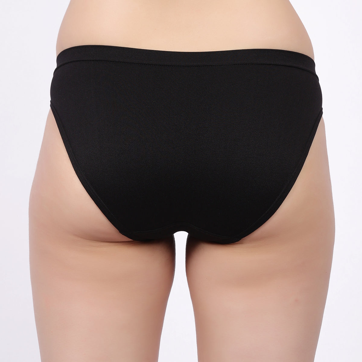 Nudiva Comfortable Mid-Rise Fit Seemless Panties: Pack of 2
