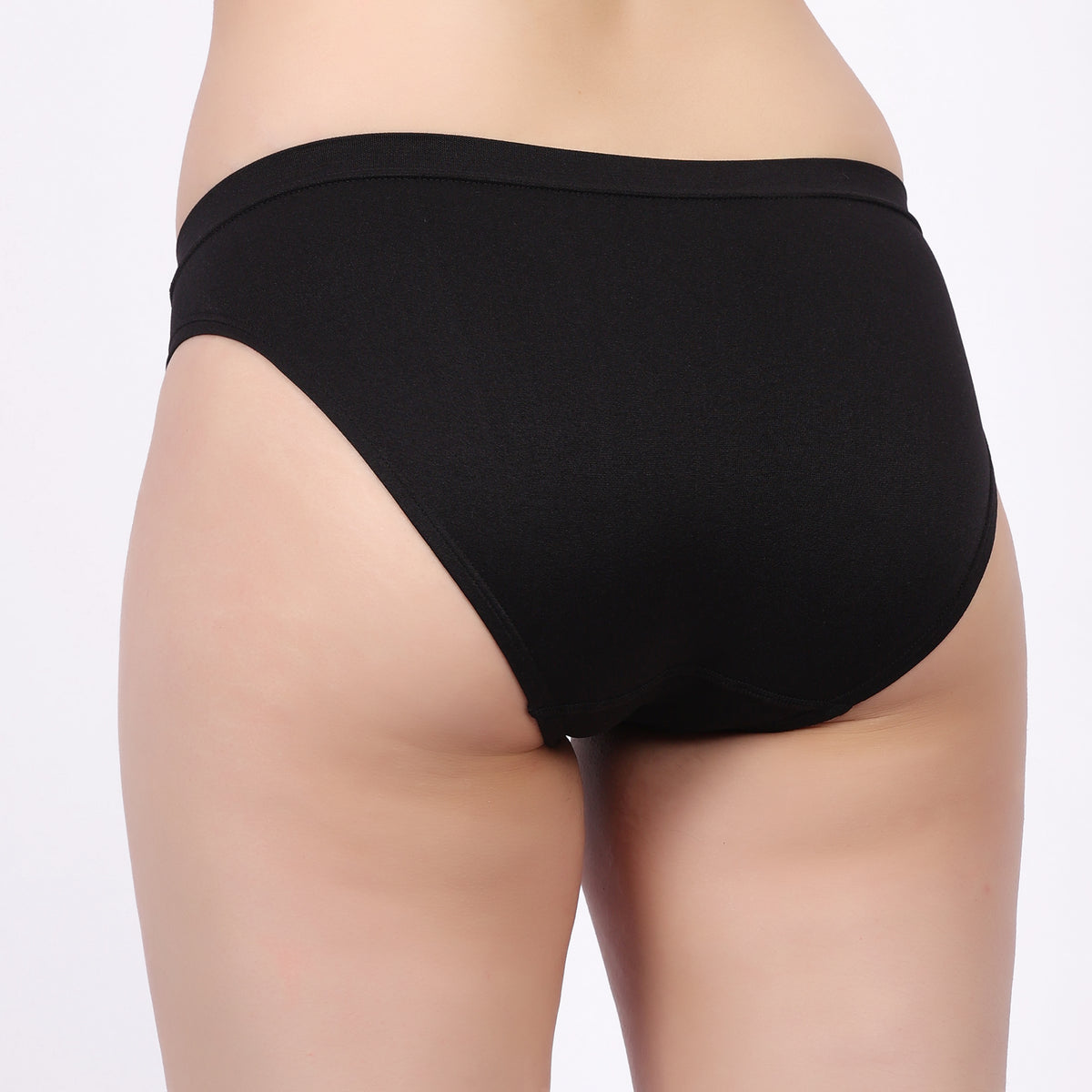 Nudiva Comfortable Mid-Rise Fit Seemless Panties: Pack of 2