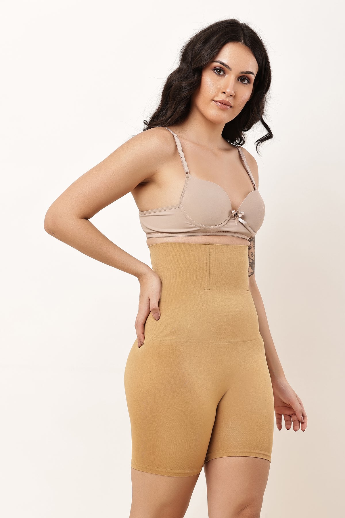Nudiva High Waist Tummy & Thigh Control Shapewear Full Shorts
