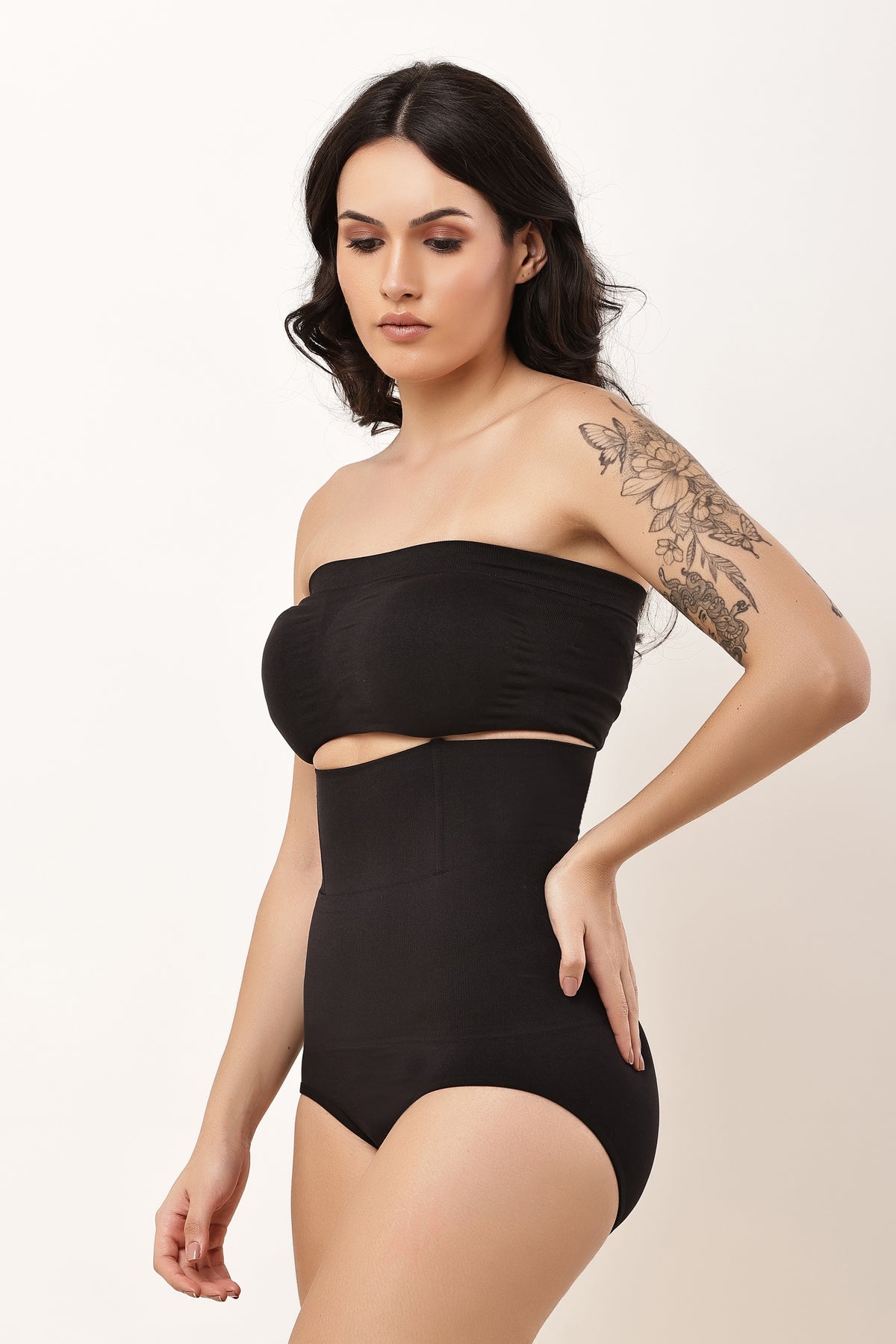 Nudiva Premium Breathable Stretch Fabric Bikini Shapewear Panty
