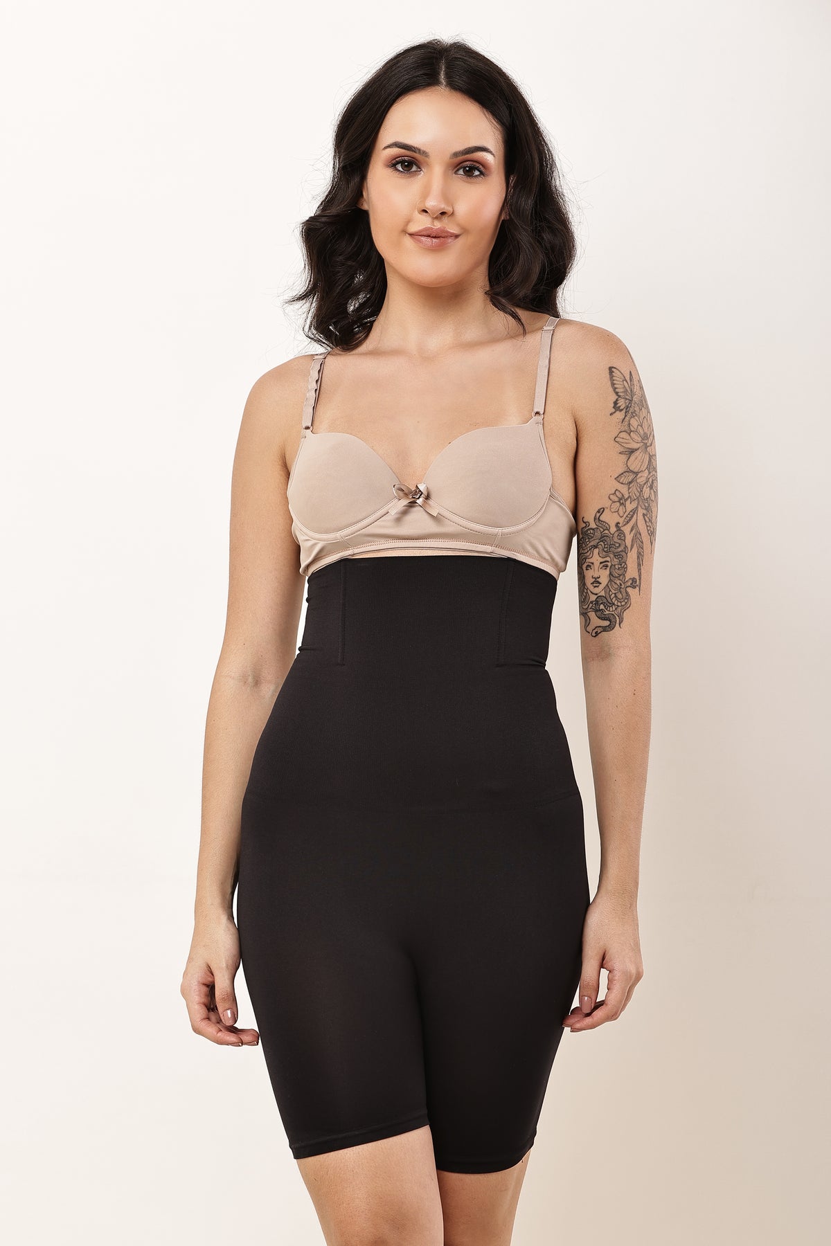 Nudiva High Waist Tummy & Thigh Control Shapewear Full Shorts