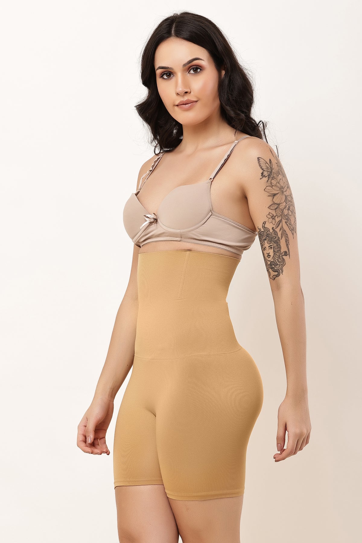 Nudiva High Waist Tummy & Thigh Control Shapewear Full Shorts