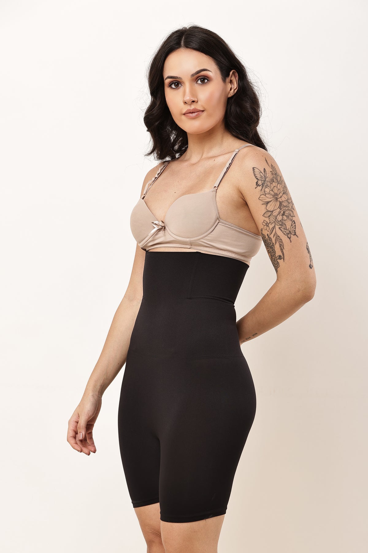 Nudiva High Waist Tummy & Thigh Control Shapewear Full Shorts
