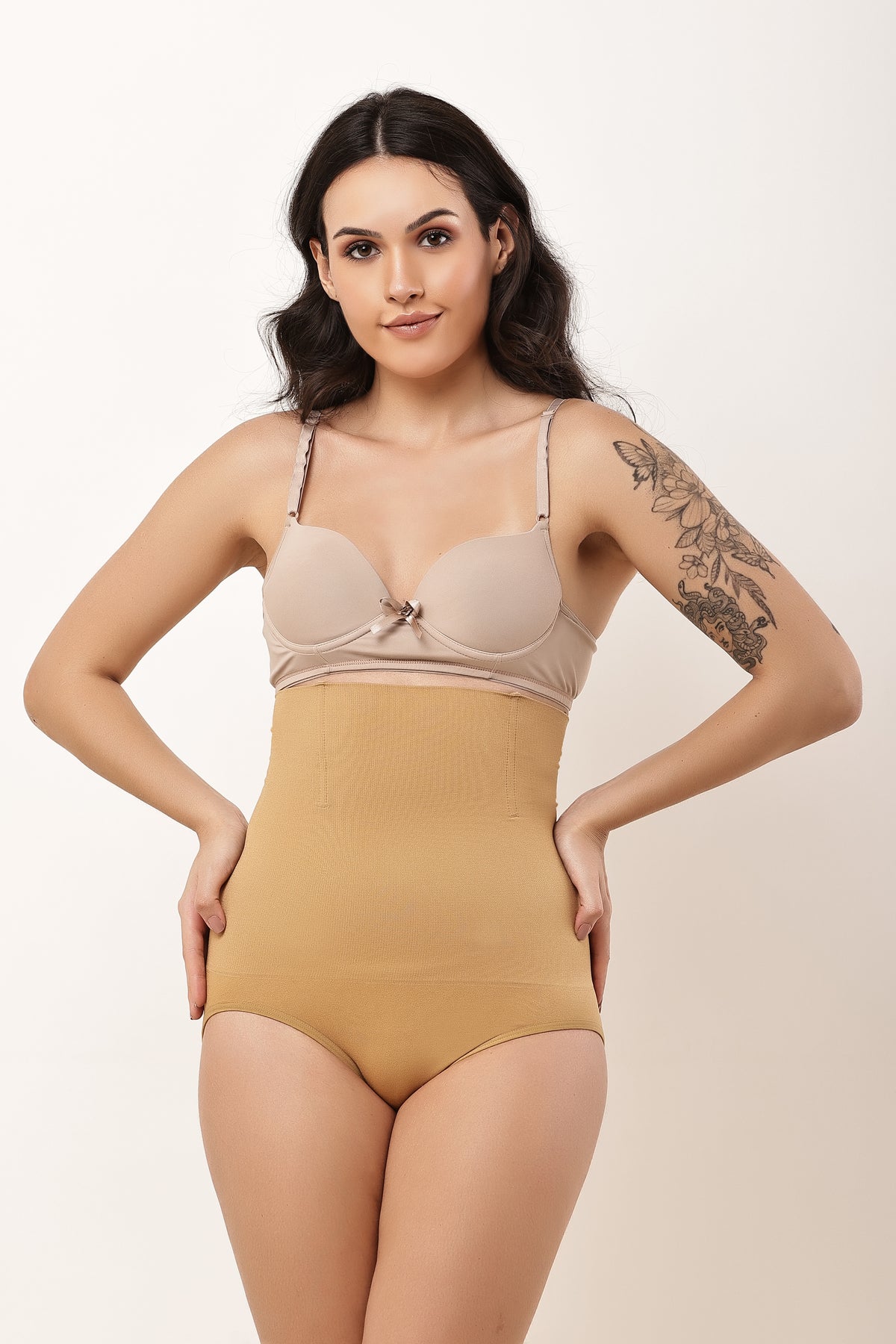 Nudiva Premium Breathable Stretch Fabric Bikini Shapewear Panty