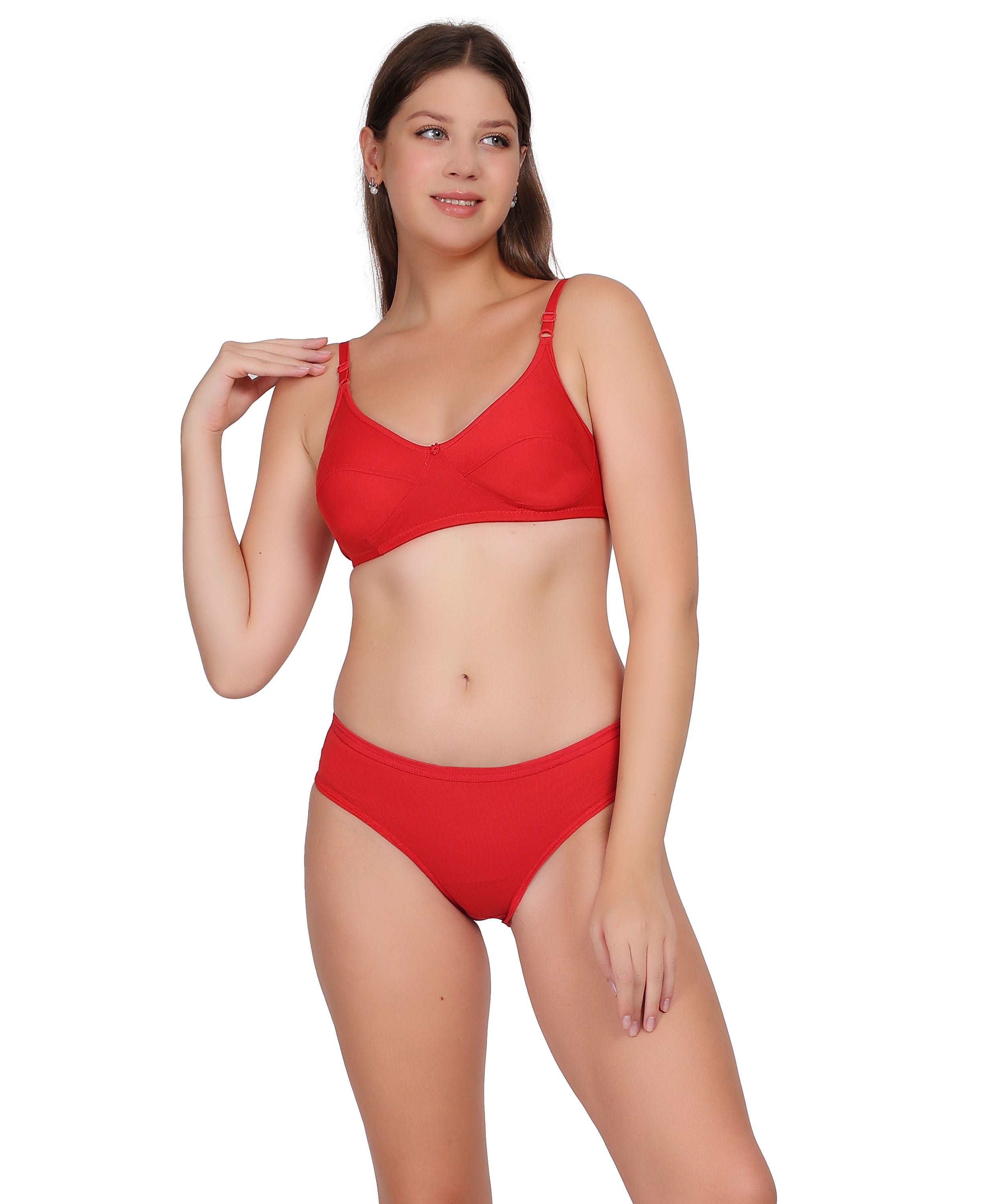 Full-Coverage Lingerie Set: Natural Shape