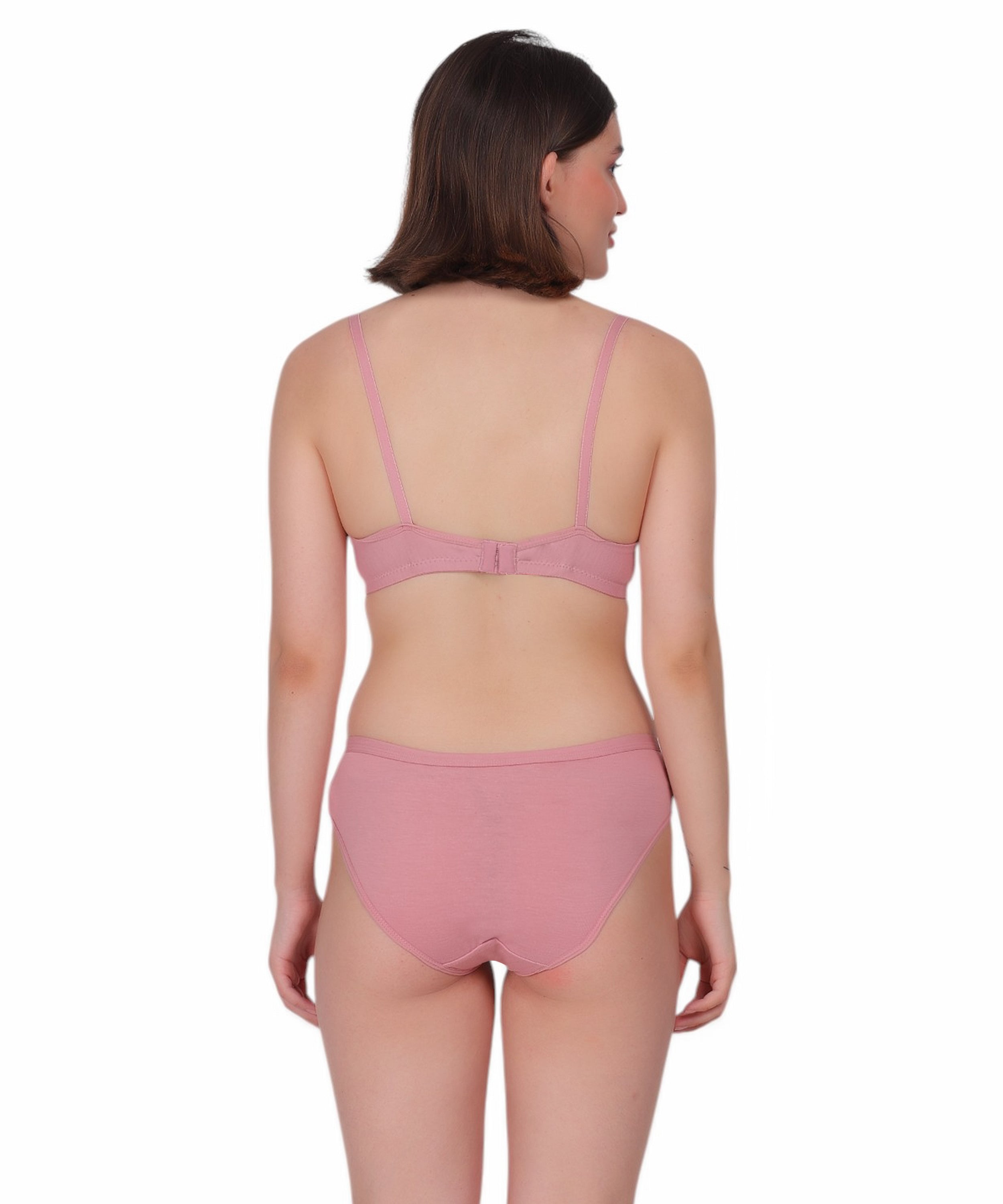 Versatile Comfort: Nudiva Padded Full Coverage Lingerie Set (Pack Of 3)