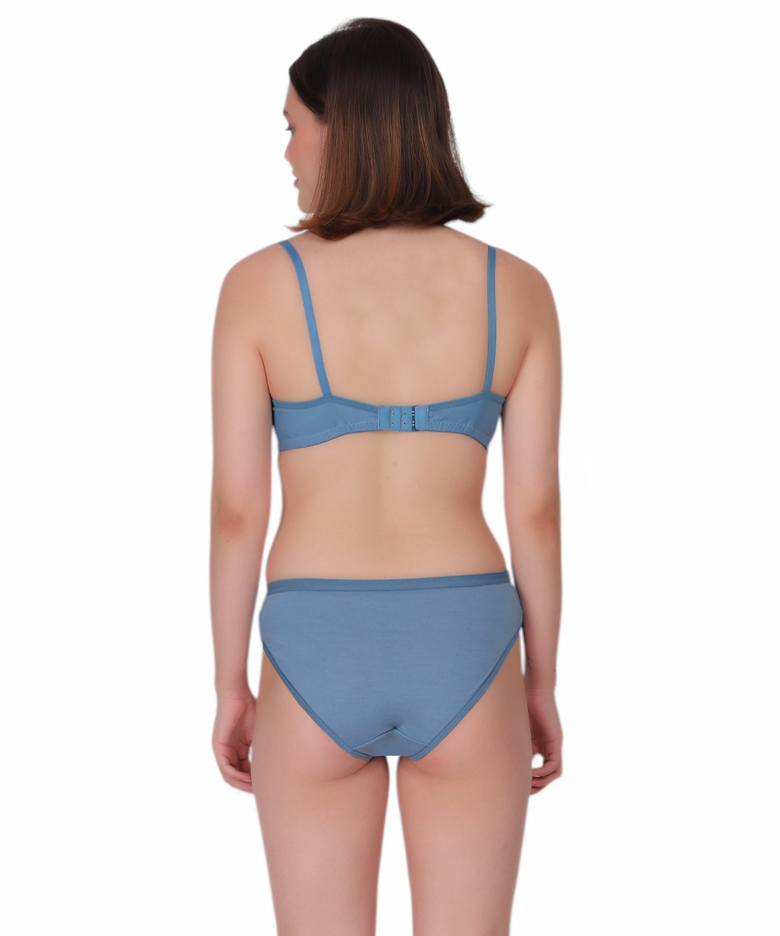 Versatile Comfort: Nudiva Padded Full Coverage Lingerie Set (Pack Of 3)