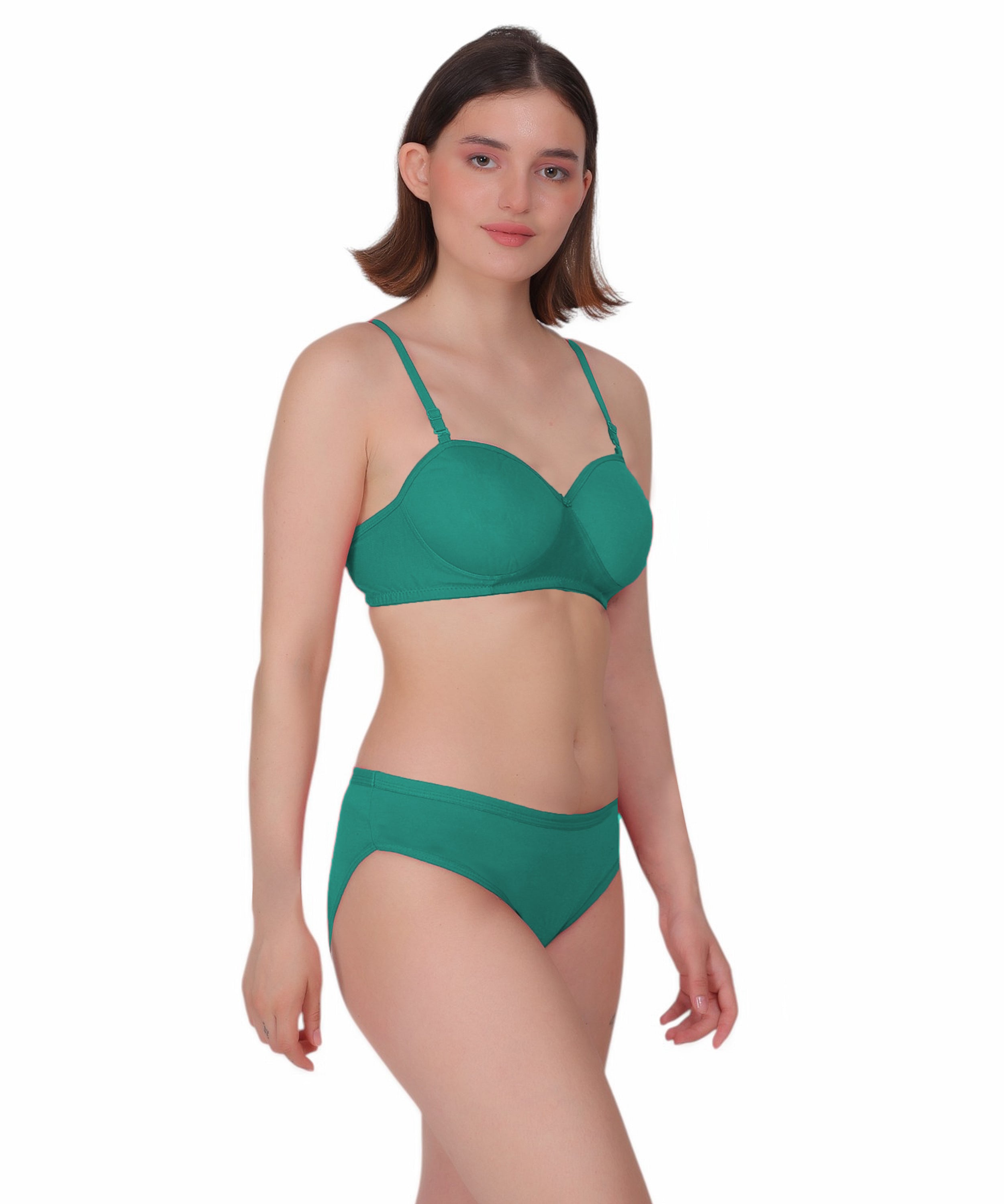 Nudiva Half Coverage Lingerie Set: Padded Comfort & Style