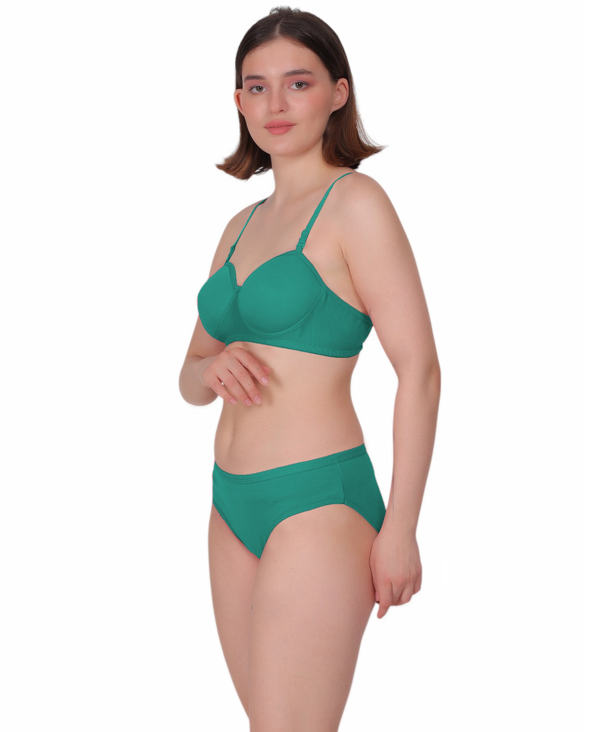 Nudiva Half Coverage Lingerie Set: Padded Comfort & Style
