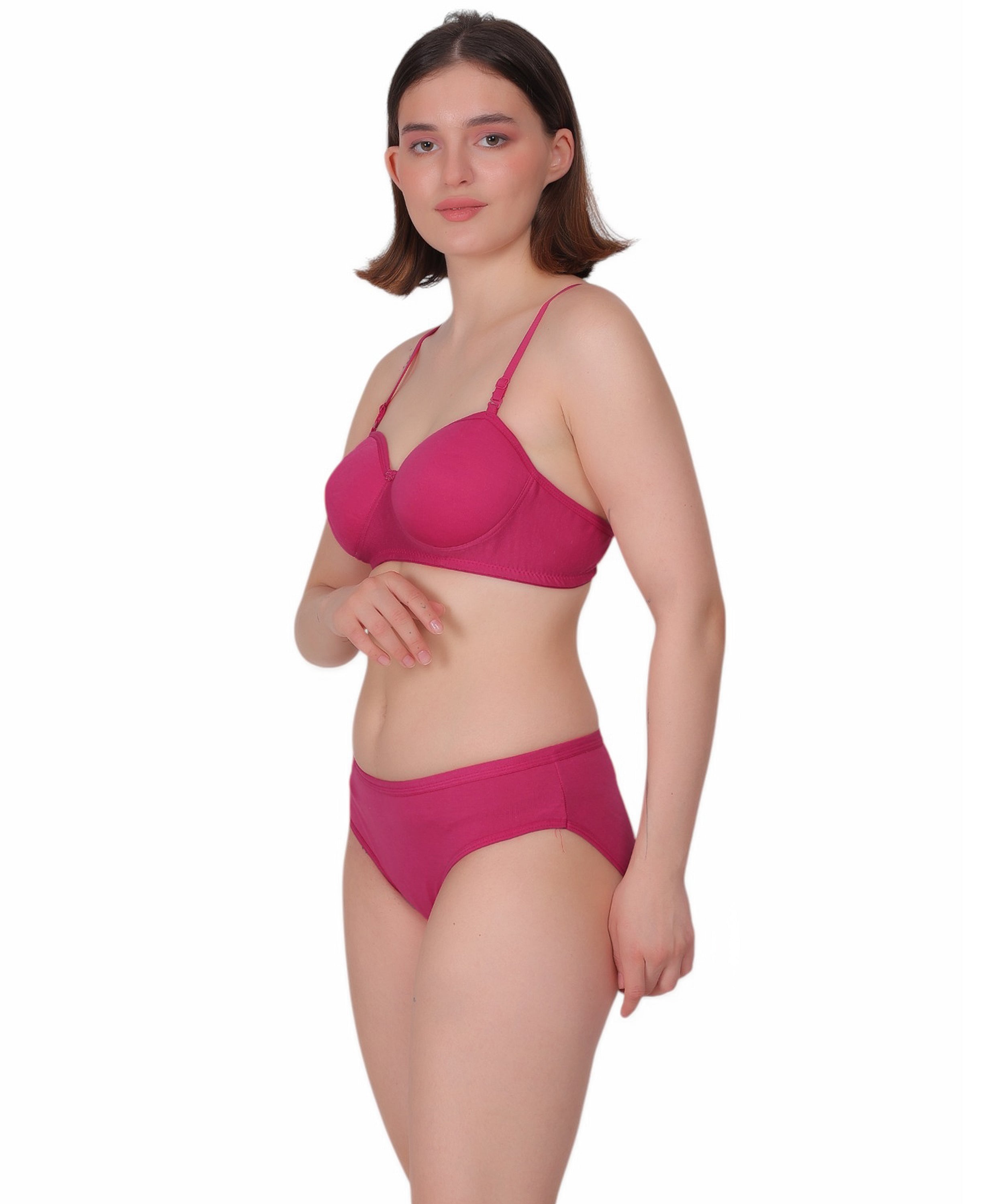 Nudiva Half Coverage Lingerie Set: Padded Comfort & Style