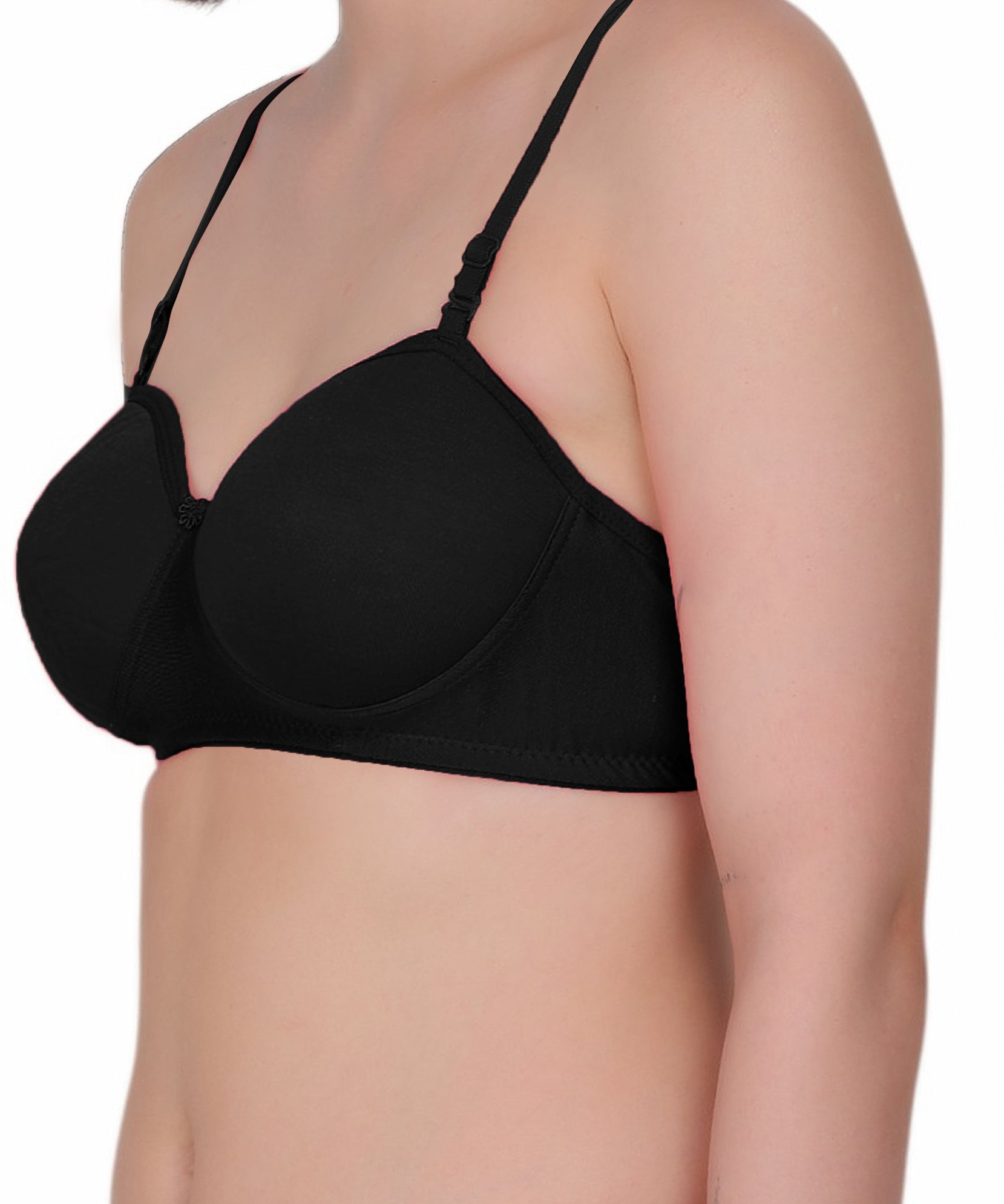 Nudiva Half Coverage Bra: Padded Comfort & Style
