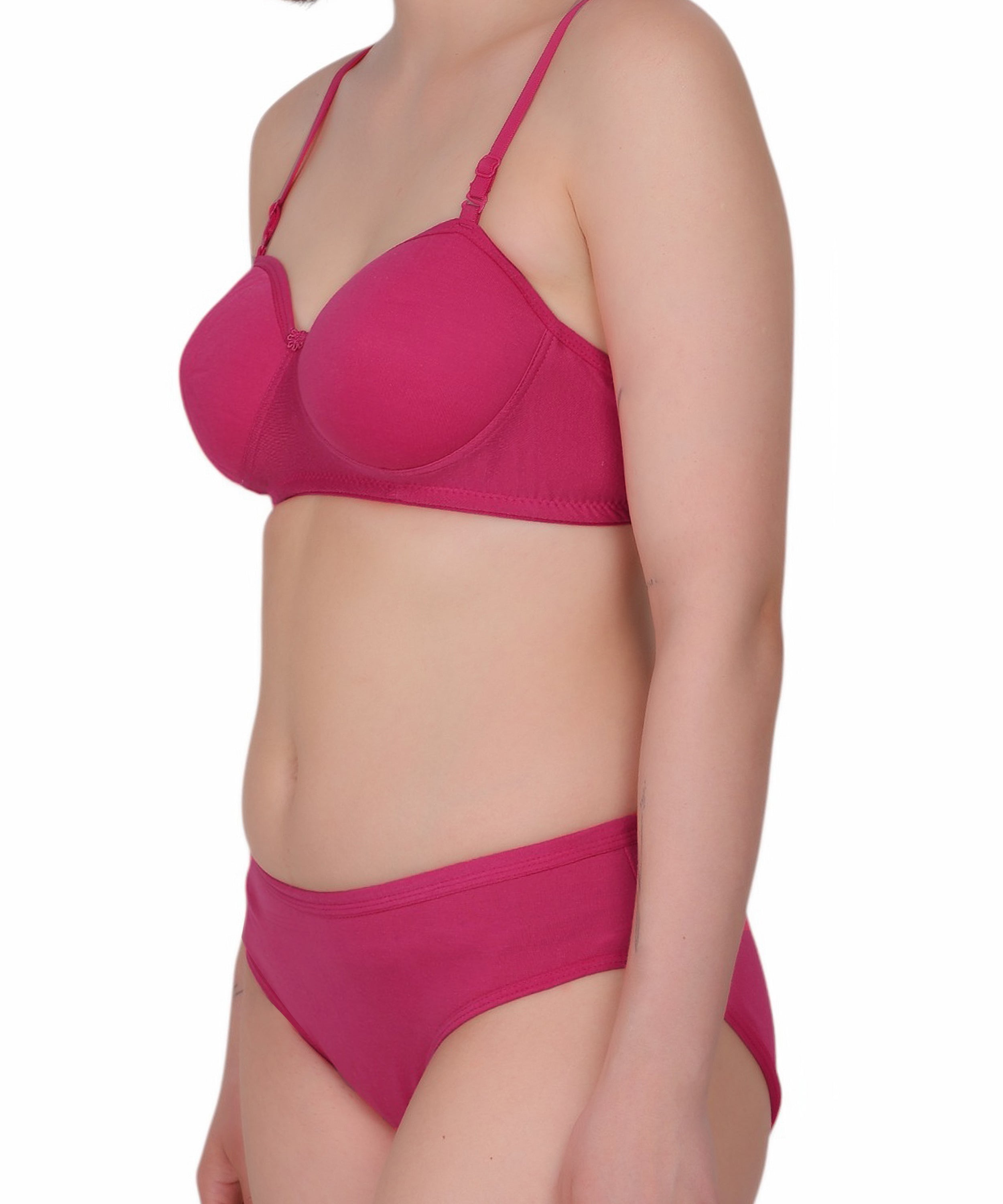 Nudiva Half Coverage Lingerie Set: Padded Comfort & Style