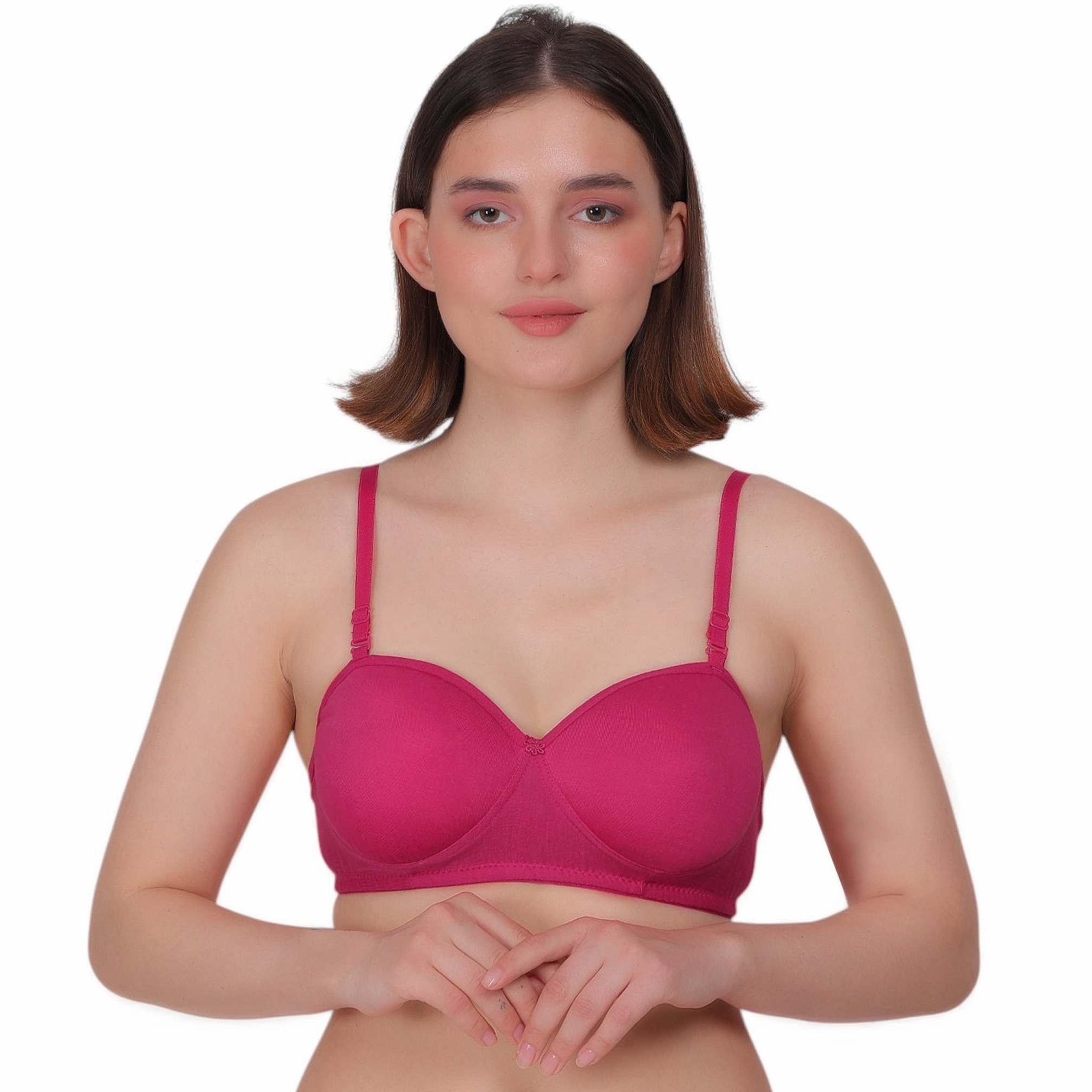Nudiva Half Coverage Bra: Padded Comfort & Style