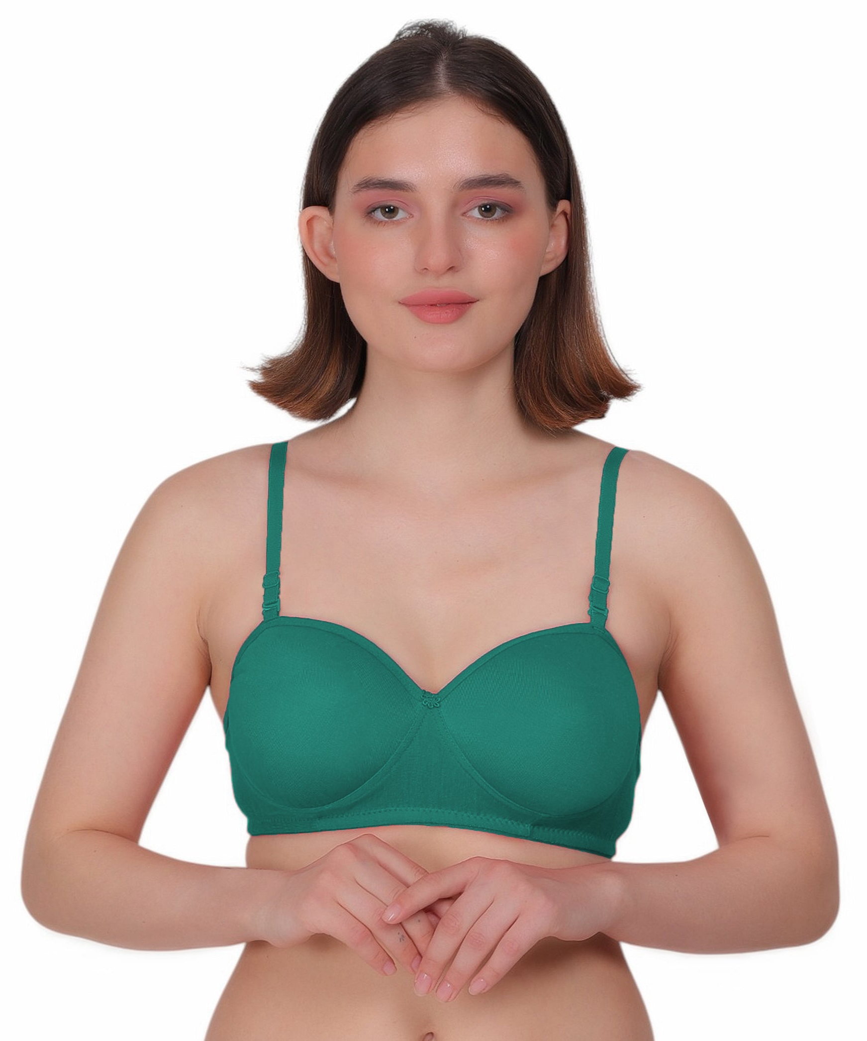 Nudiva Half Coverage Bra: Padded Comfort & Style