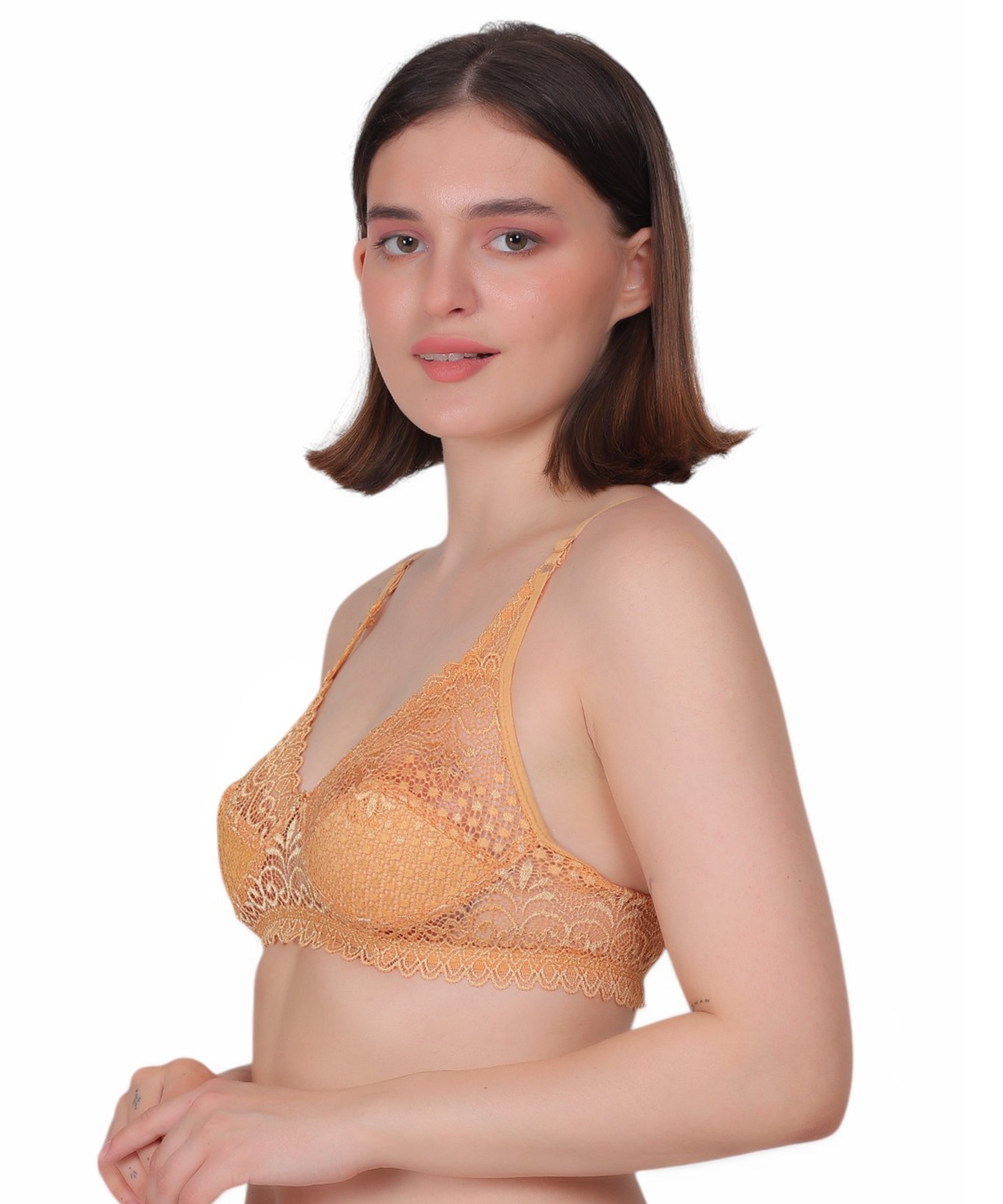Experience Refined Elegance: Nudiva Non-Padded Lace Bra