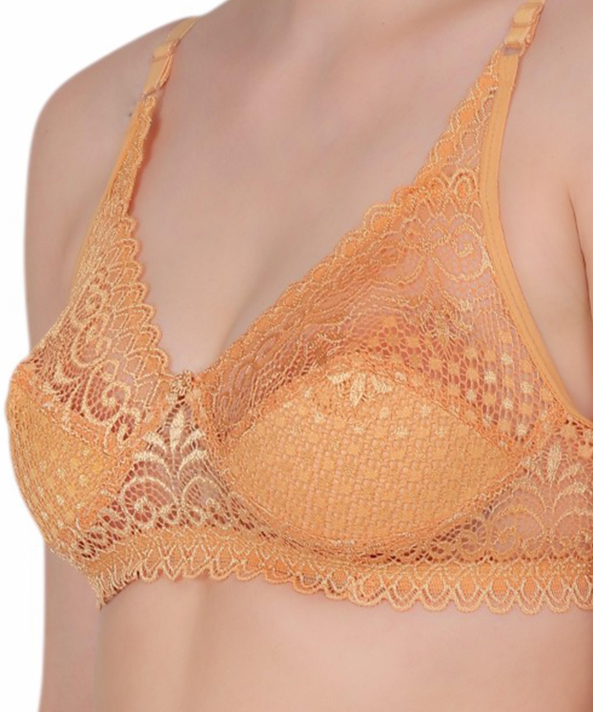 Experience Refined Elegance: Nudiva Non-Padded Lace Bra