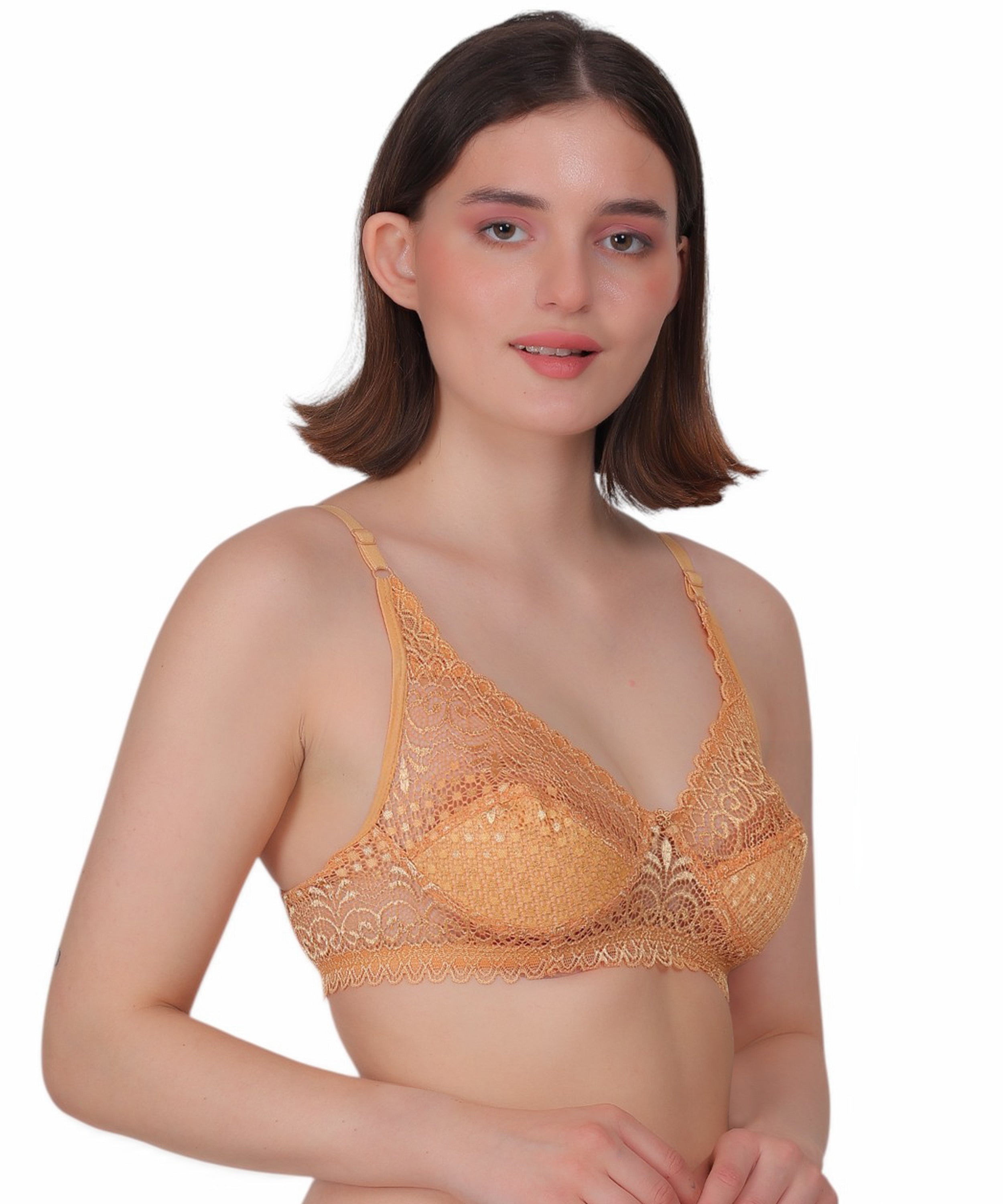 Experience Refined Elegance: Nudiva Non-Padded Lace Bra