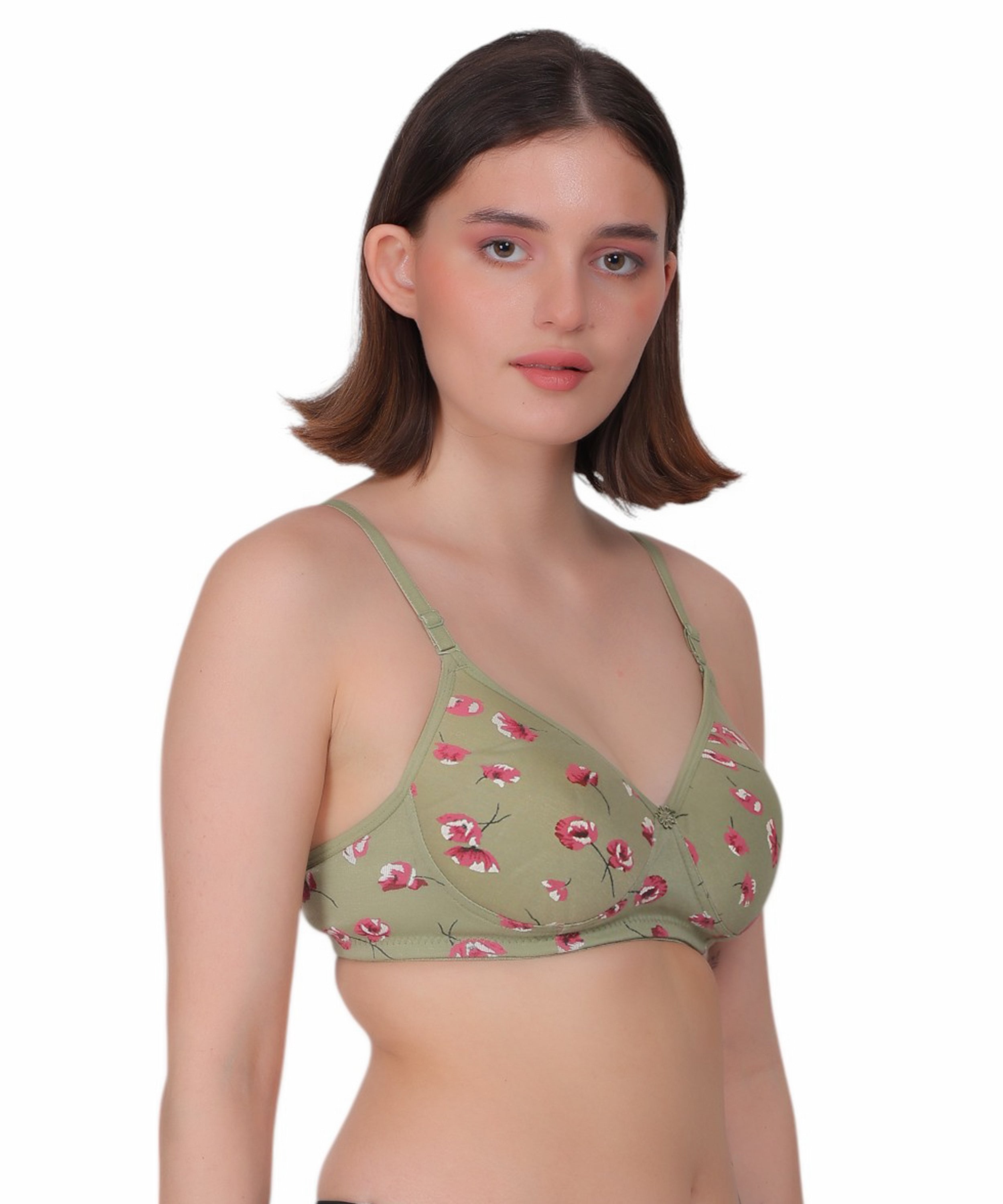 Nudiva Padded Printed Bra: Comfort Meets Style (Pack Of 3)