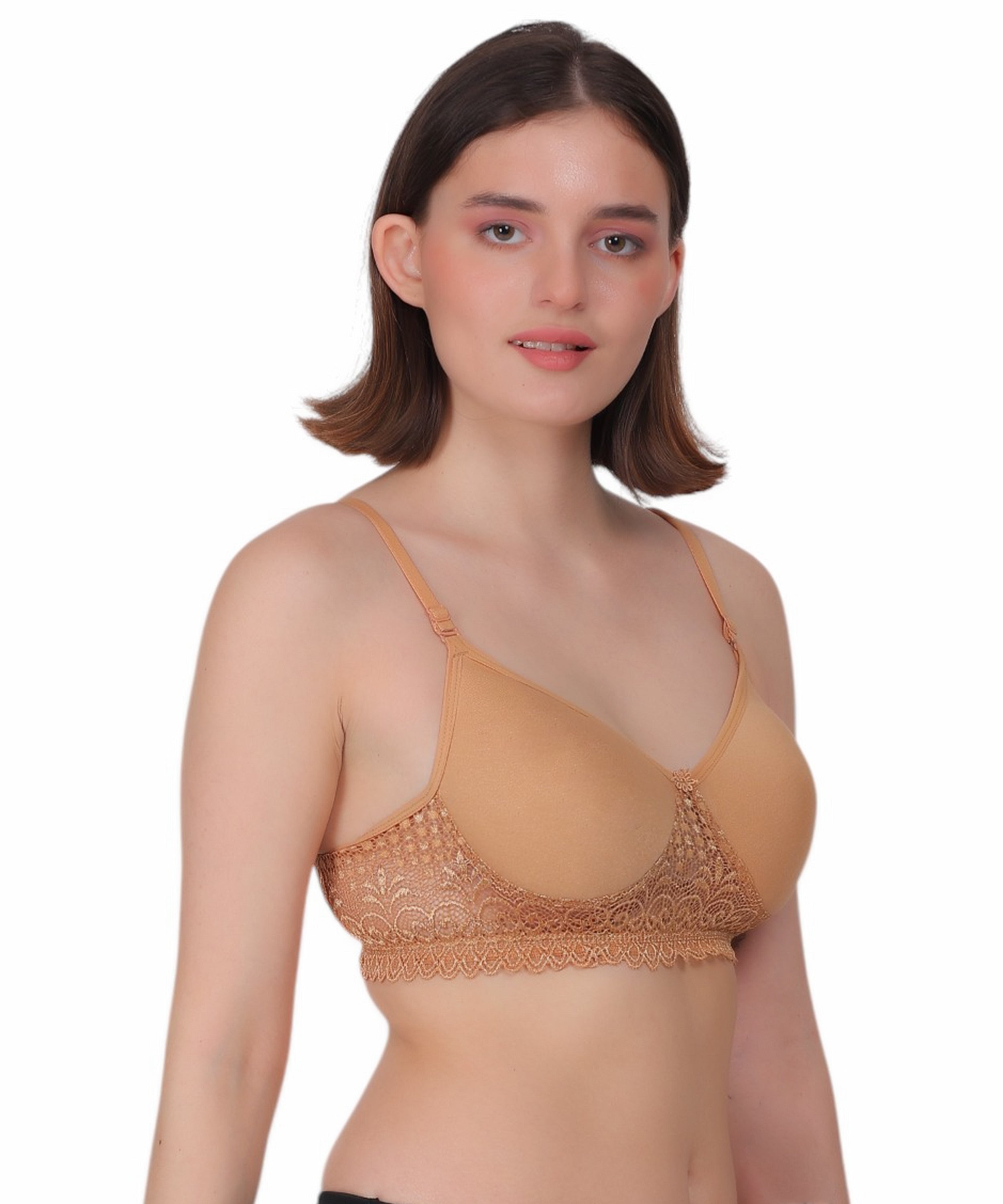 Comfort & Versatility: Nudiva Padded Bra (Pack Of 3)