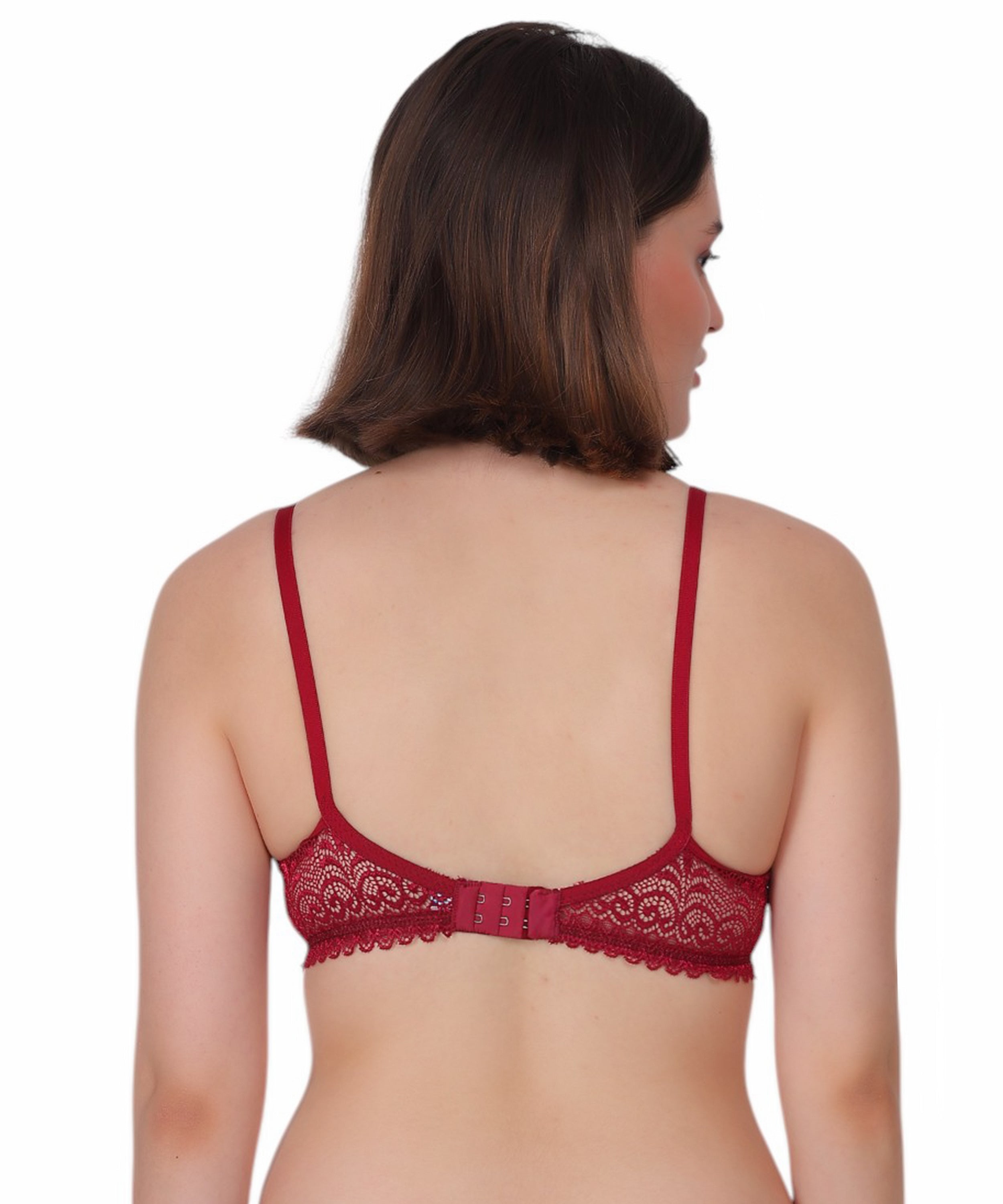 Experience Refined Elegance: Nudiva Non-Padded Lace Bra
