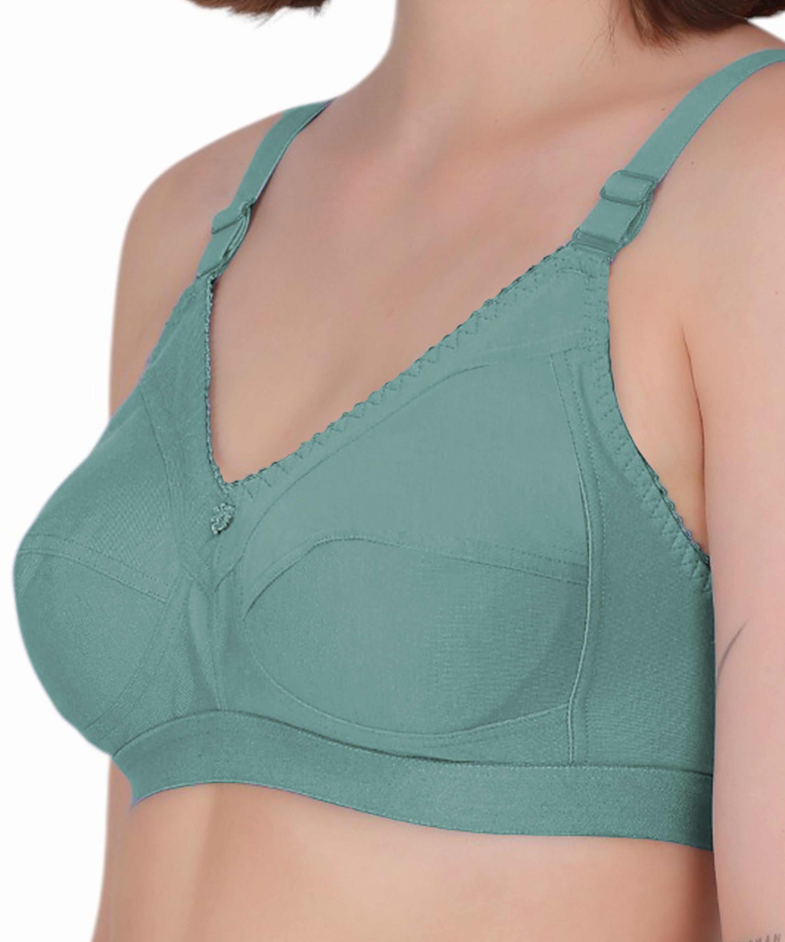 Flatter Your Shape: Nudiva Non-Padded Cotton Bra (Pack Of 3)