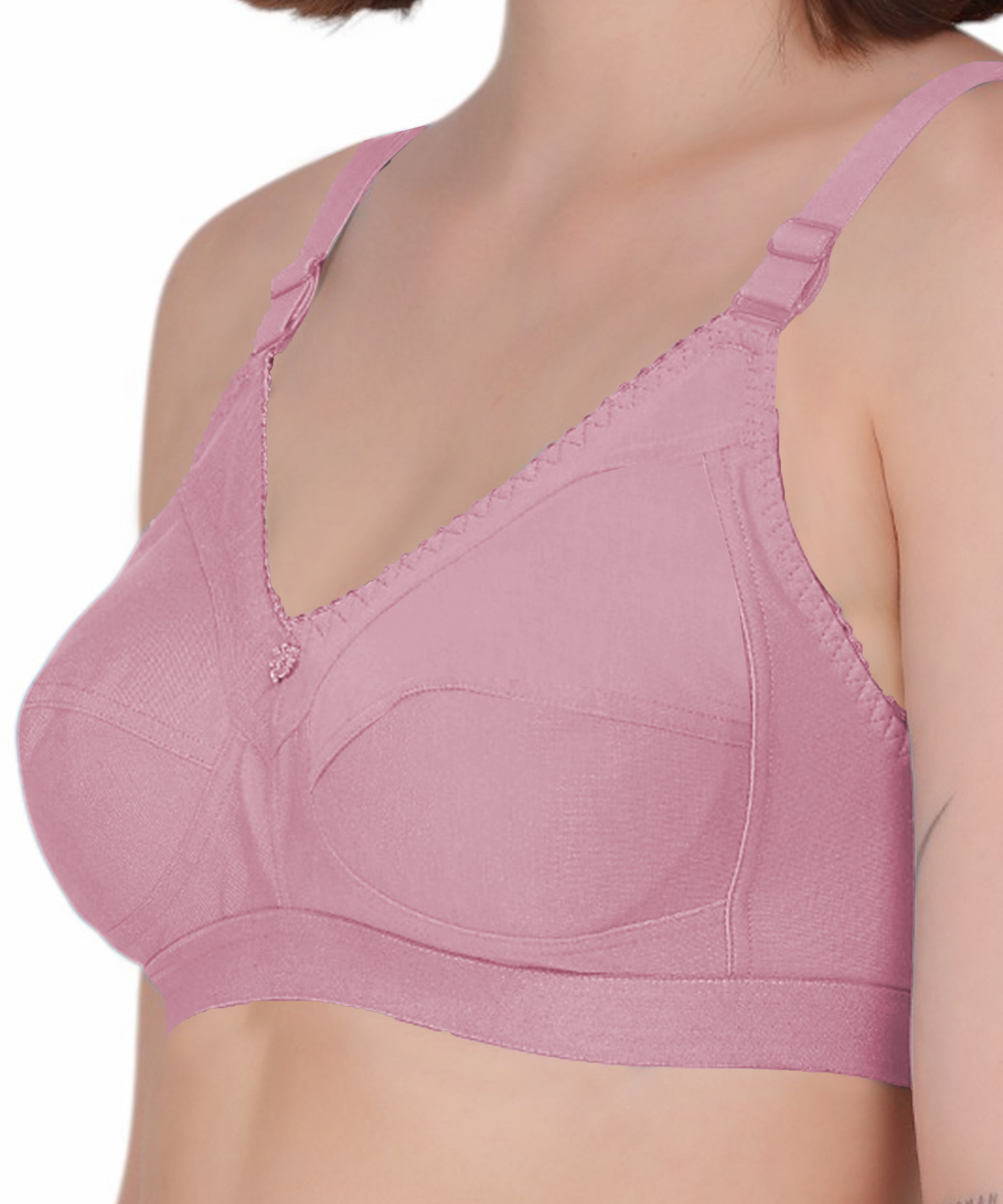 Flatter Your Shape: Nudiva Non-Padded Cotton Bra (Pack Of 3)