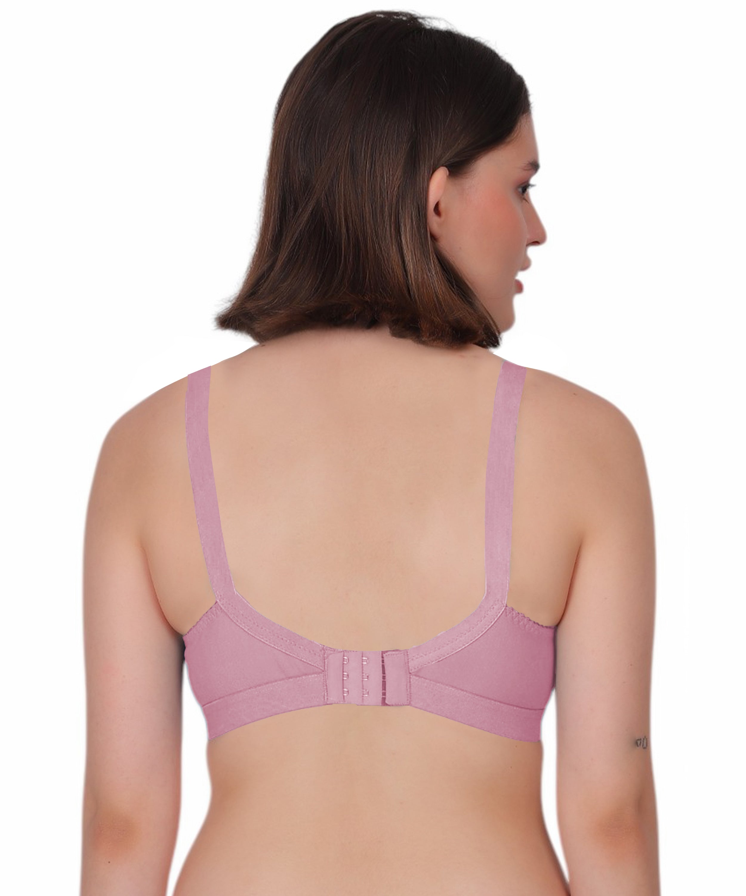 Flatter Your Shape: Nudiva Non-Padded Cotton Bra (Pack Of 3)