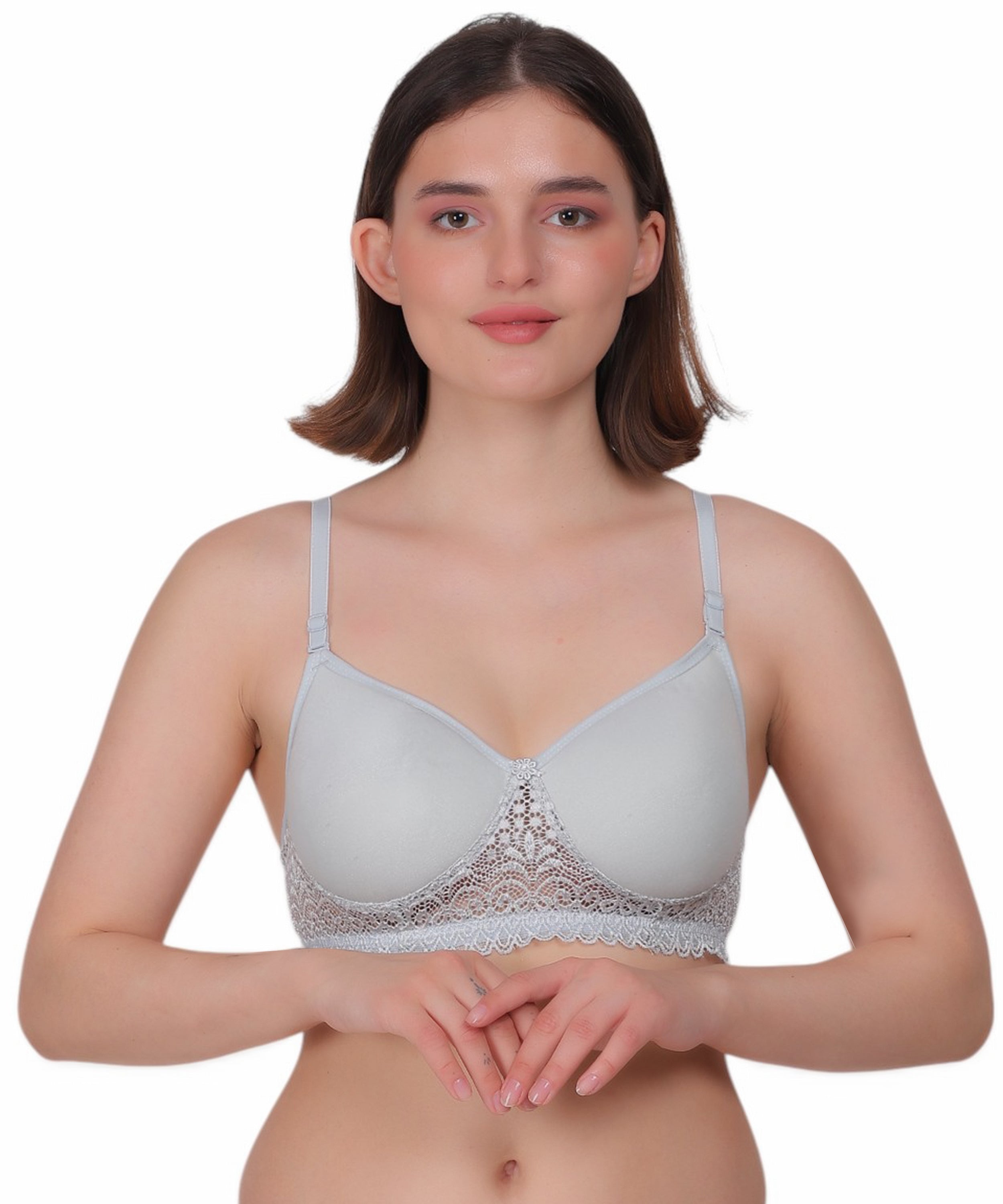 Comfort & Versatility: Nudiva Padded Bra (Pack Of 3)