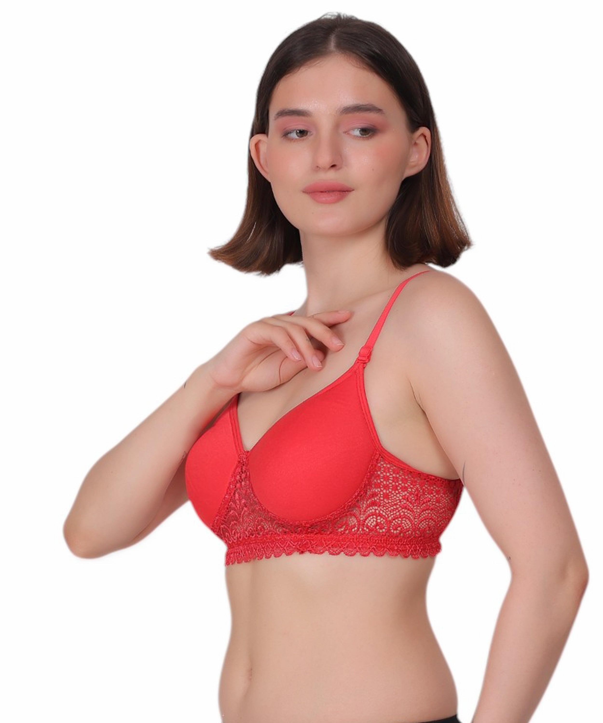 Comfort & Versatility: Nudiva Padded Bra (Pack Of 3)