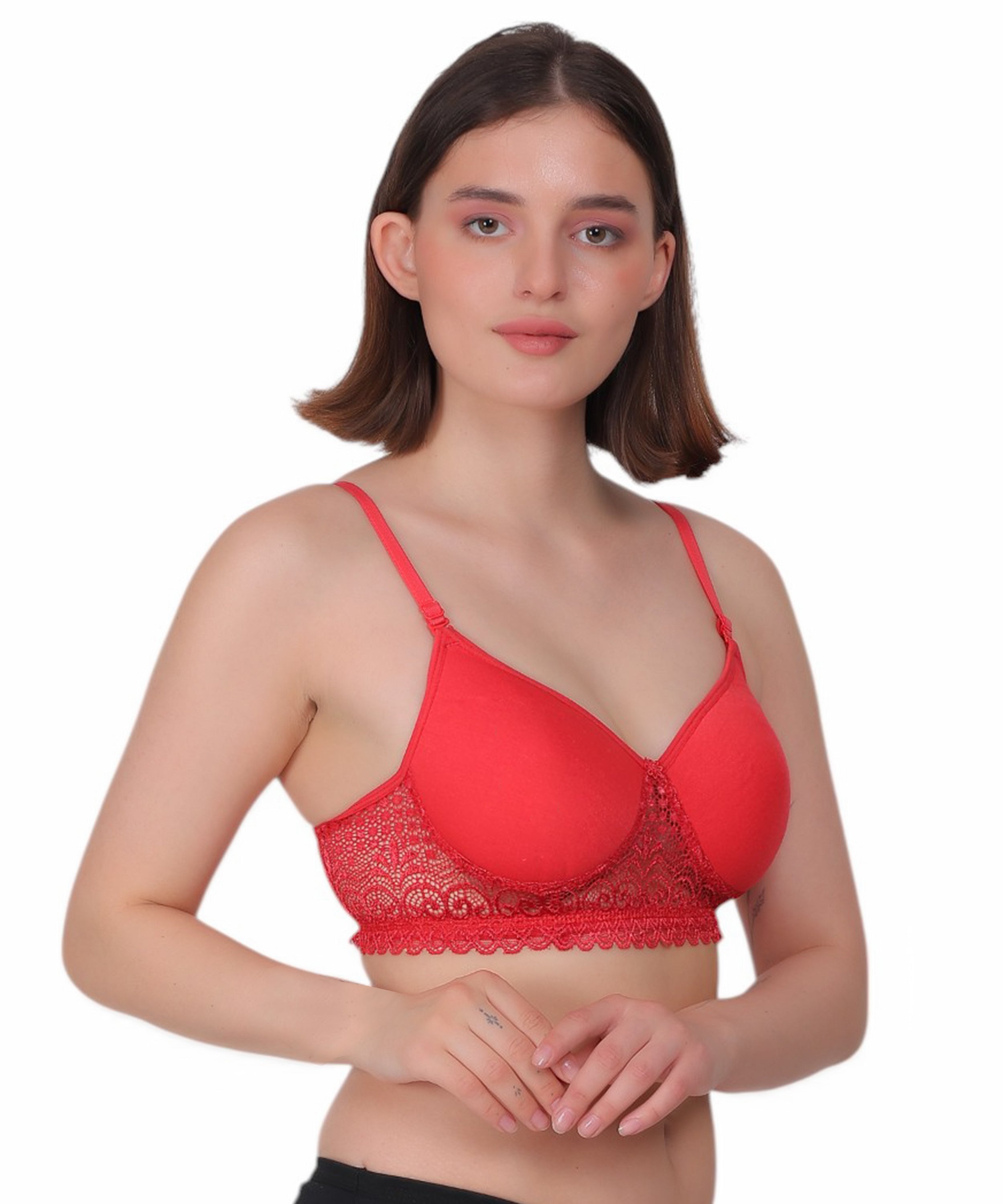 Comfort & Versatility: Nudiva Padded Bra (Pack Of 3)