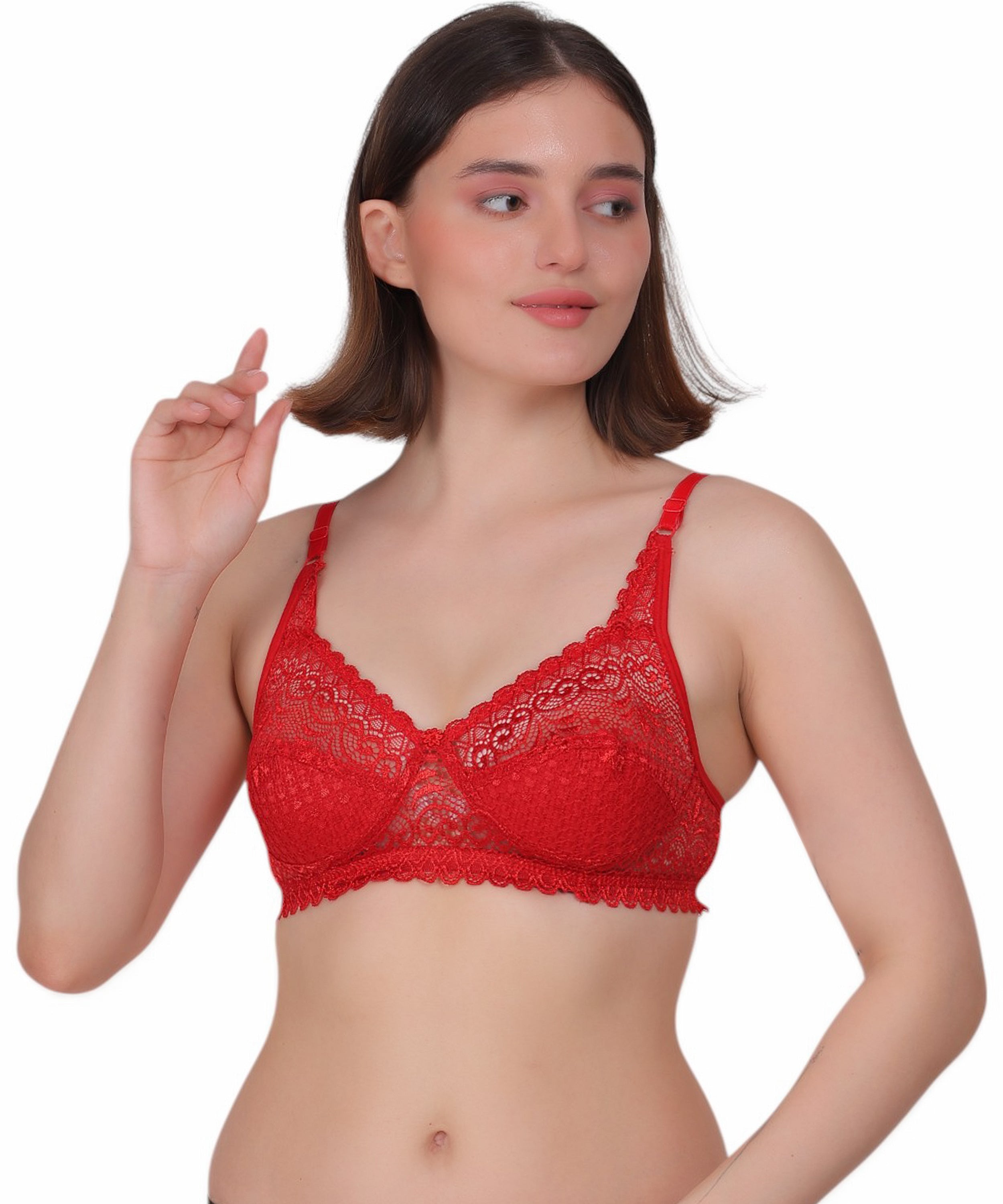 Experience Refined Elegance: Nudiva Non-Padded Lace Bra