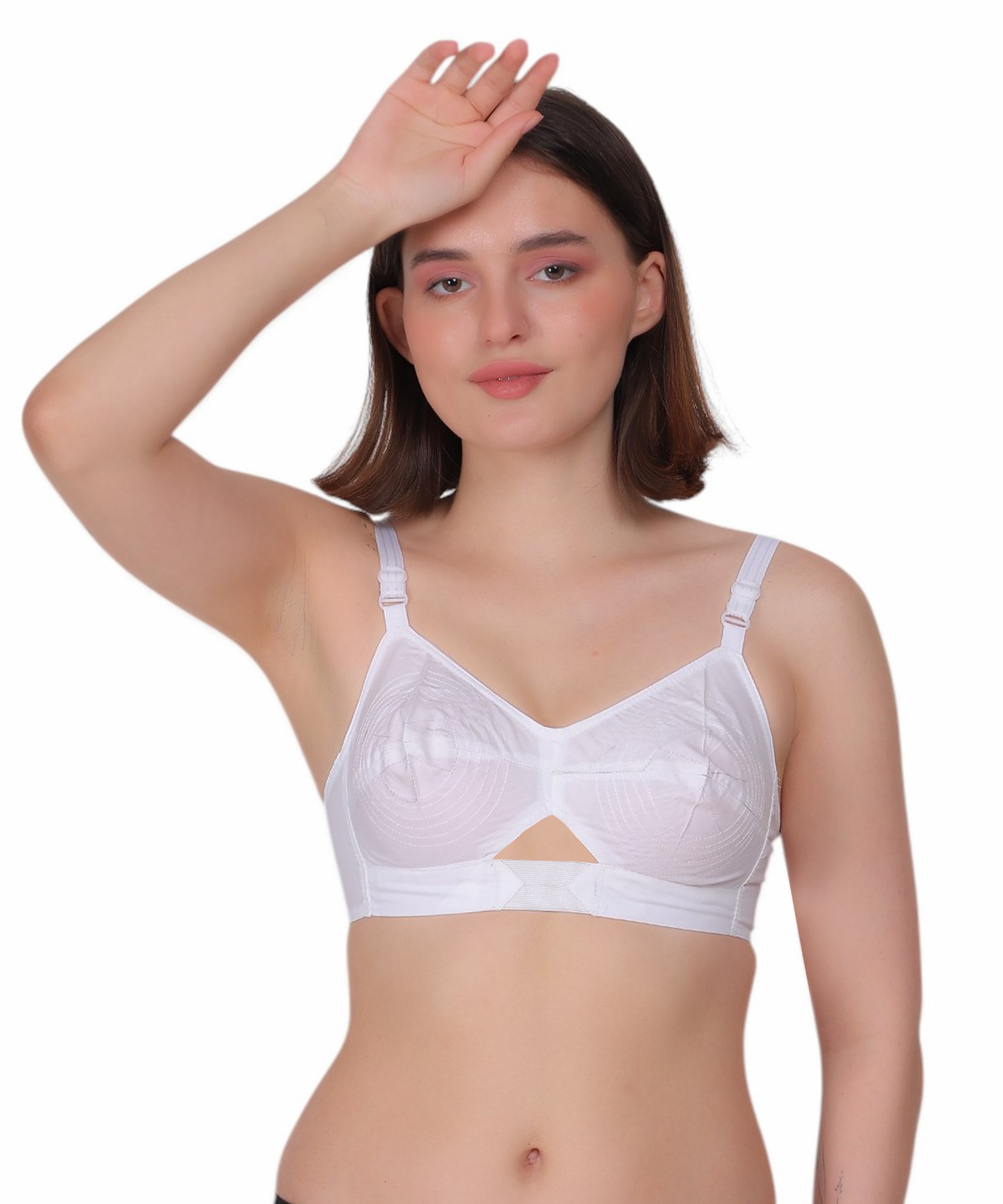 Ultimate Comfort: Nudiva Non-Padded Cotton Bra (Pack Of 3)