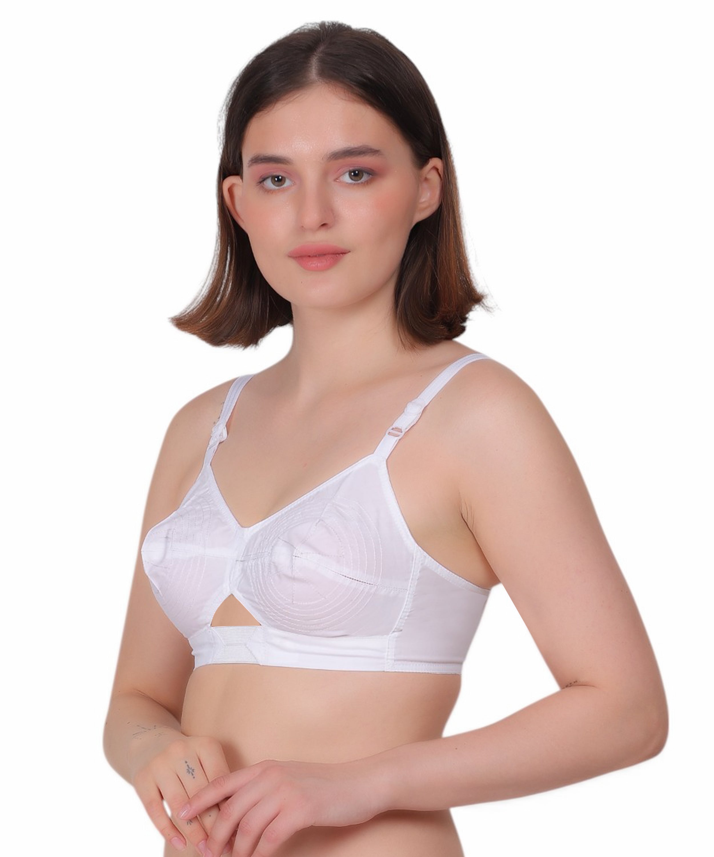 Ultimate Comfort: Nudiva Non-Padded Cotton Bra (Pack Of 3)