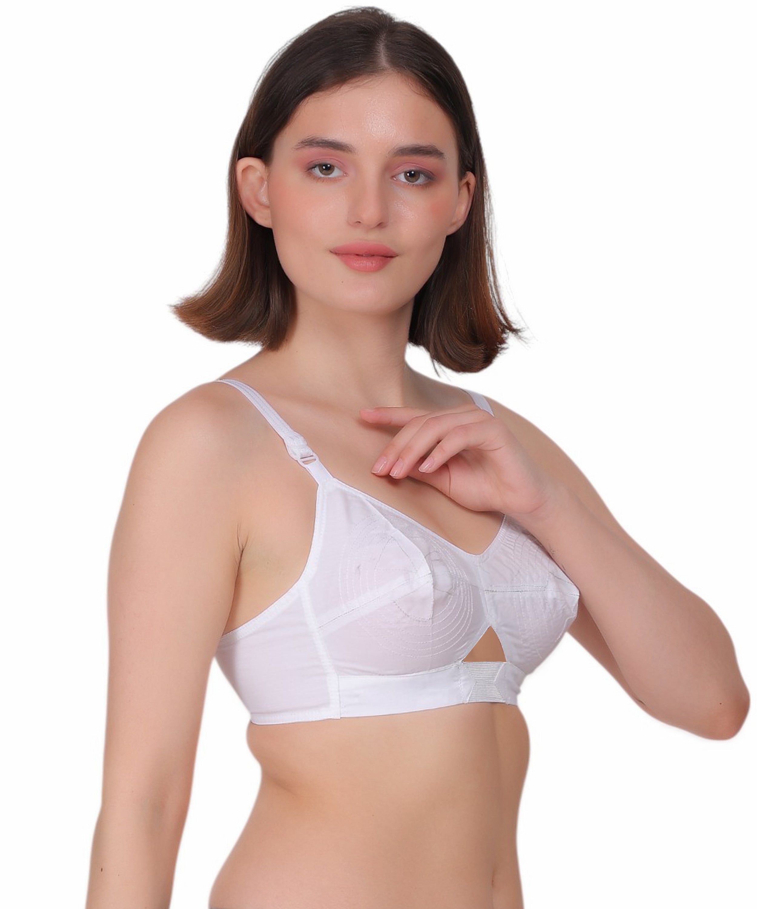 Ultimate Comfort: Nudiva Non-Padded Cotton Bra (Pack Of 3)