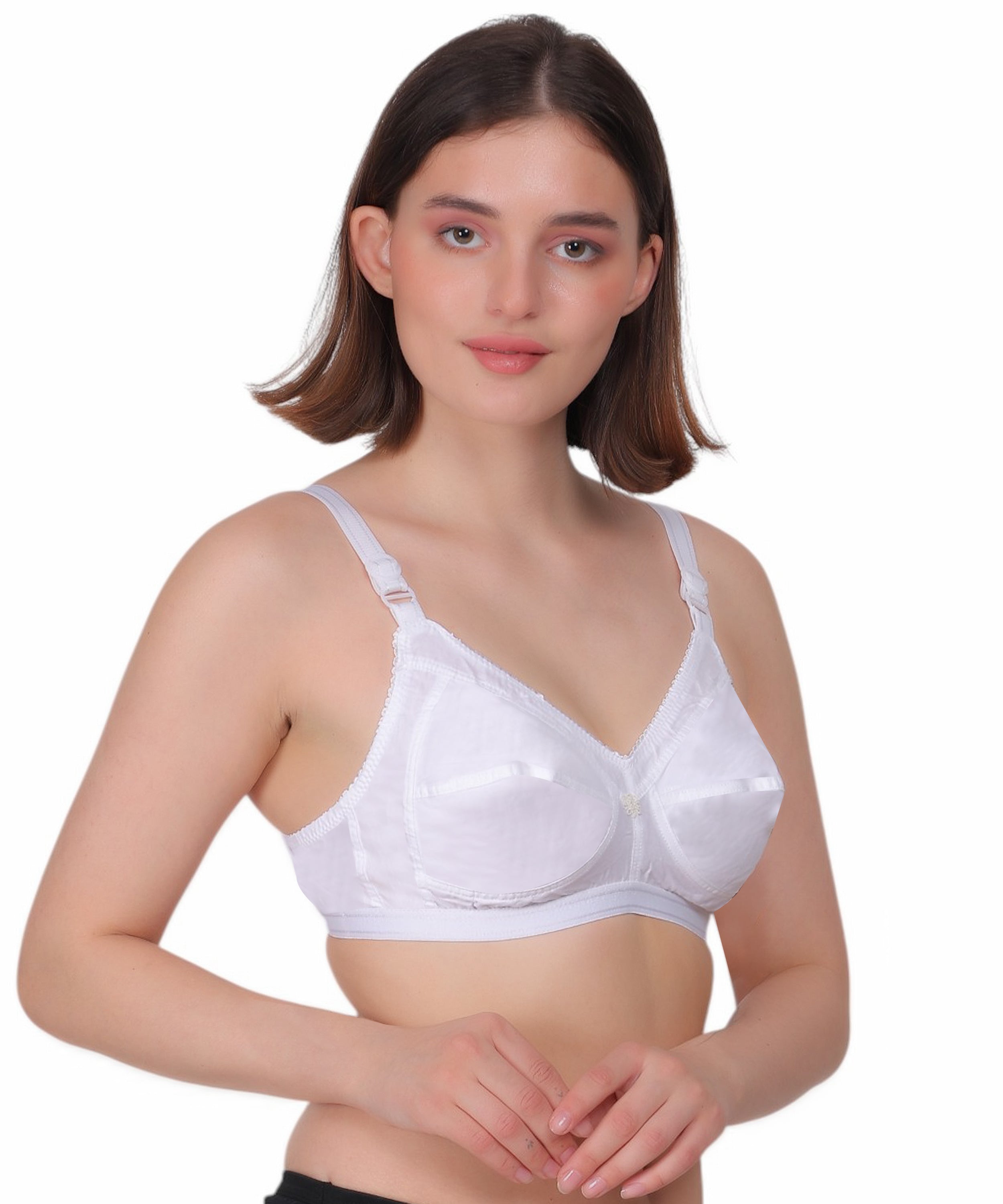 Ultimate Comfort: Nudiva Non-Padded Cotton Bra (Pack Of 3)