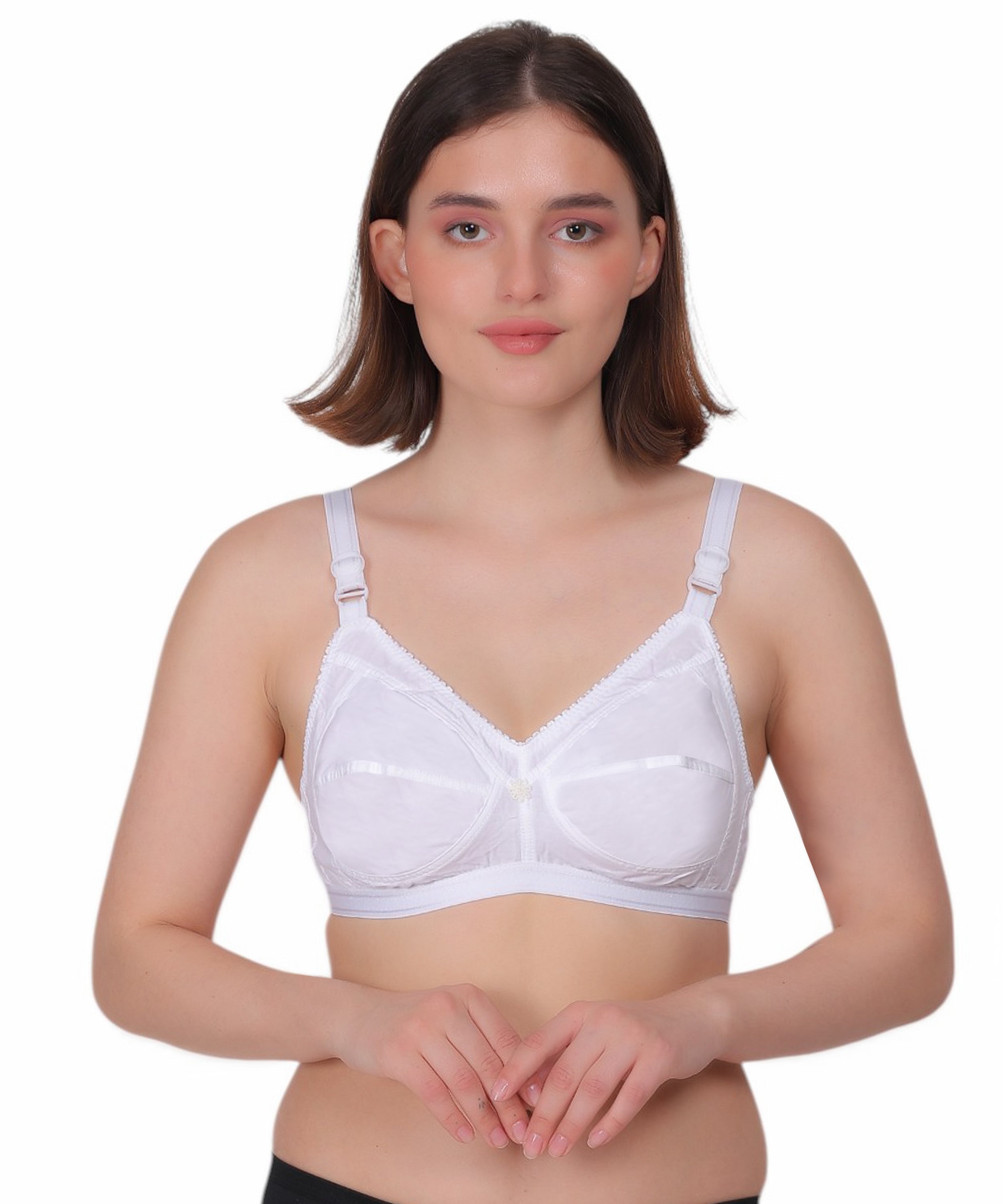 Ultimate Comfort: Nudiva Non-Padded Cotton Bra (Pack Of 3)
