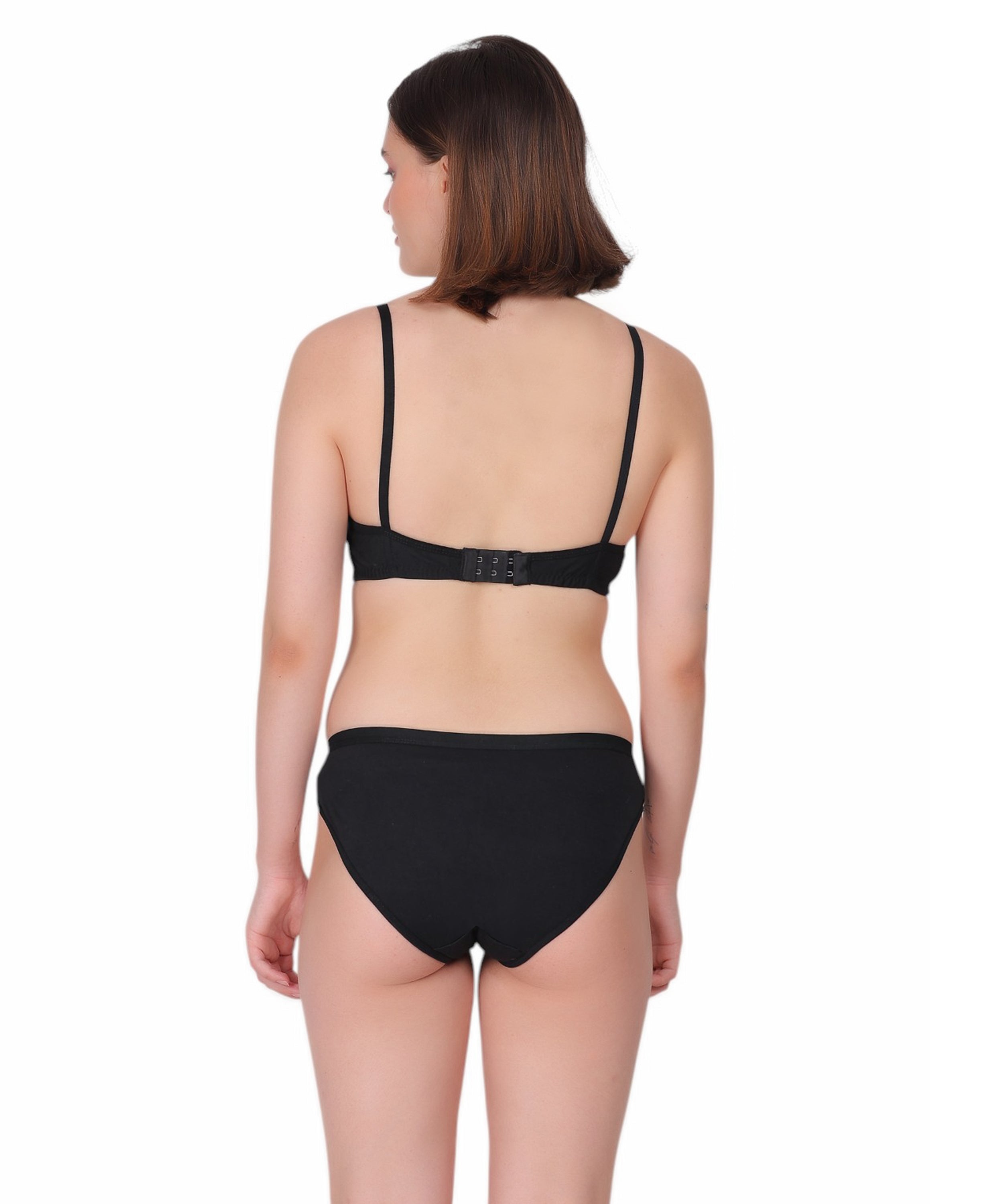 Playful & Chic: Nudiva Non Padded Self-Design Lingerie Set