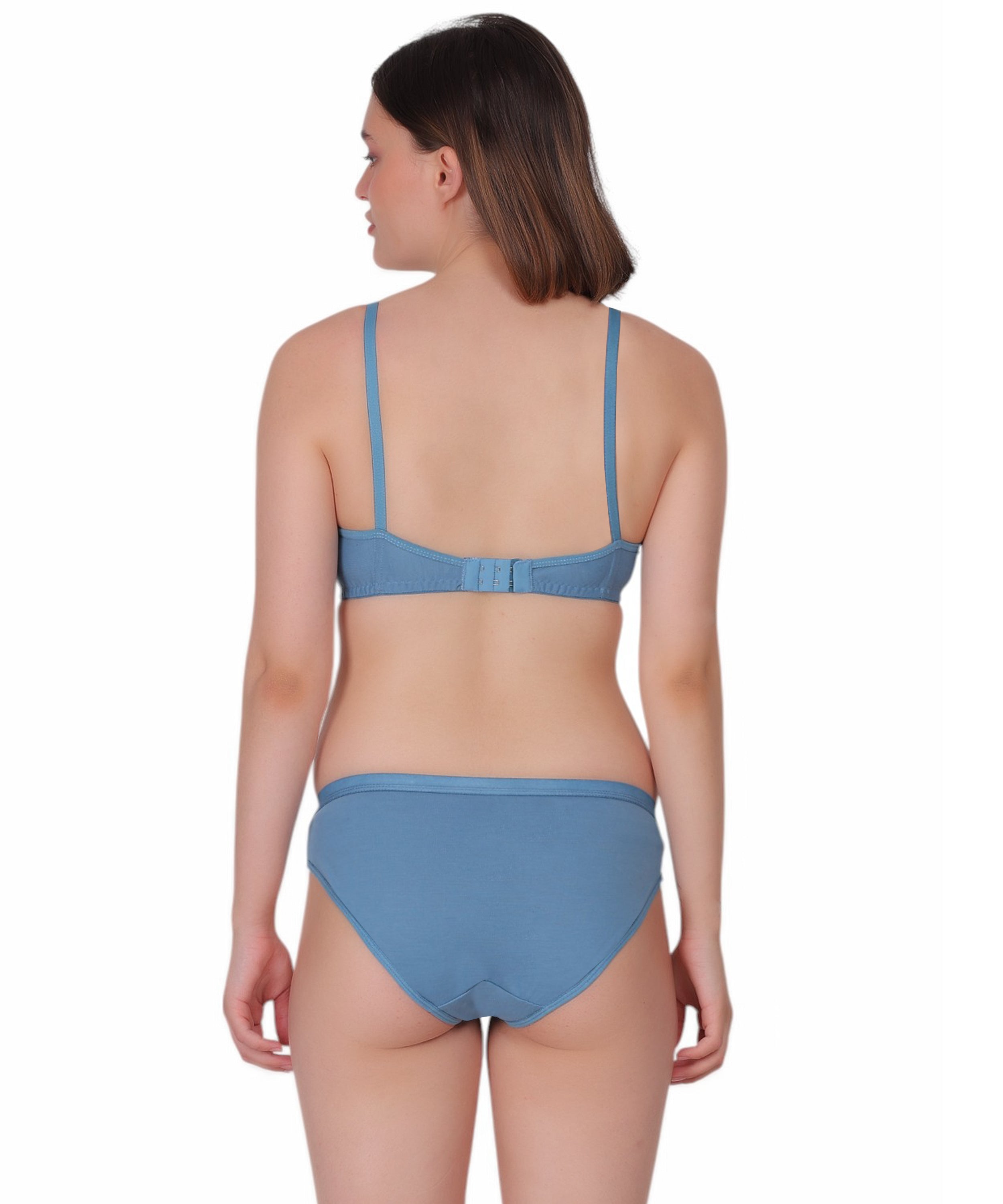 Playful & Chic: Nudiva Non Padded Self-Design Lingerie Set