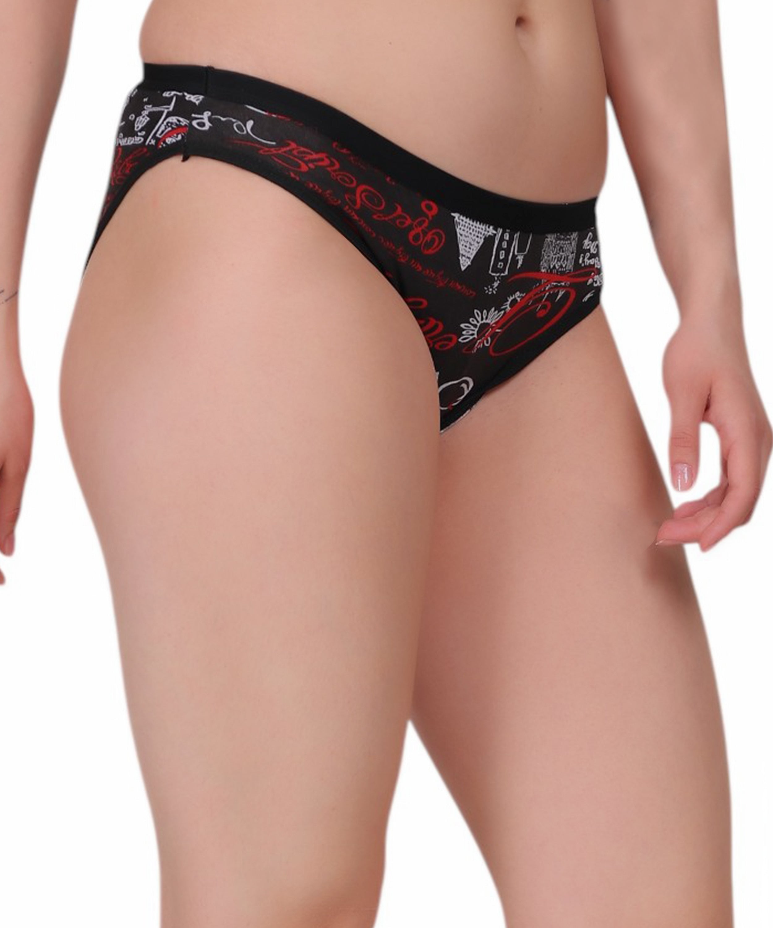 Pack Of 3 Mid-Rise Hipster Nudiva Panties: Comfort & Fit