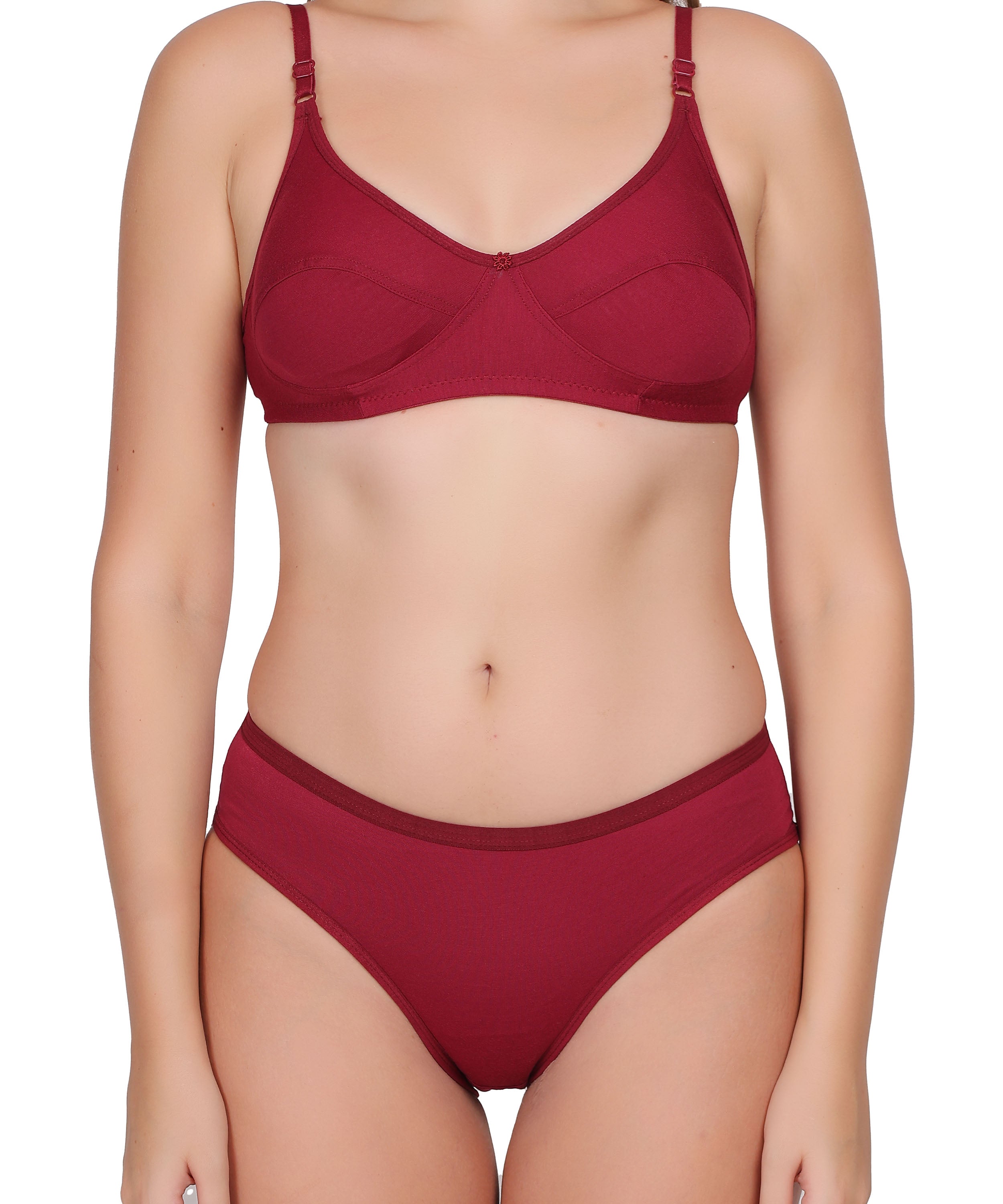 Full-Coverage Lingerie Set: Natural Shape