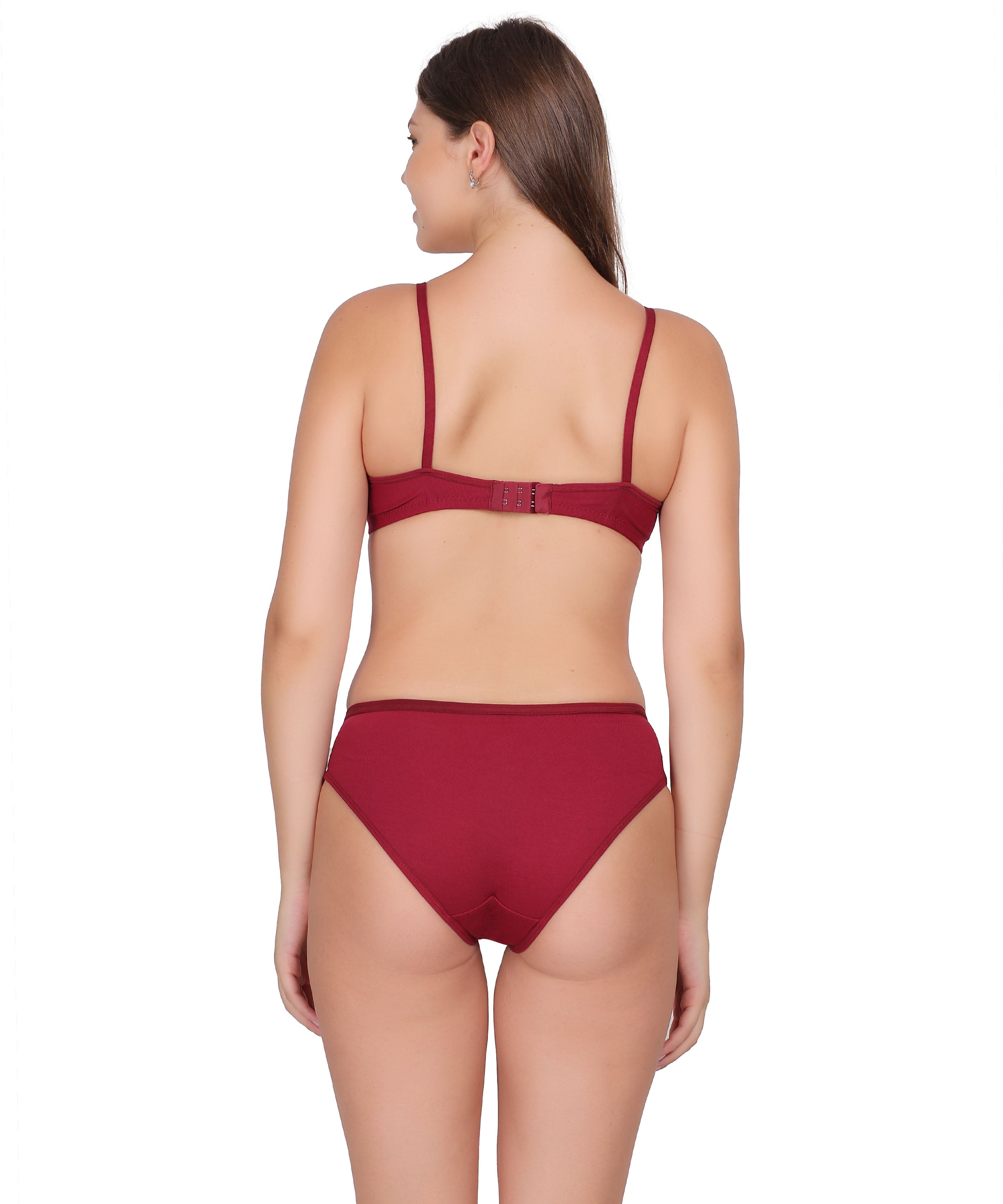 Full-Coverage Lingerie Set: Natural Shape